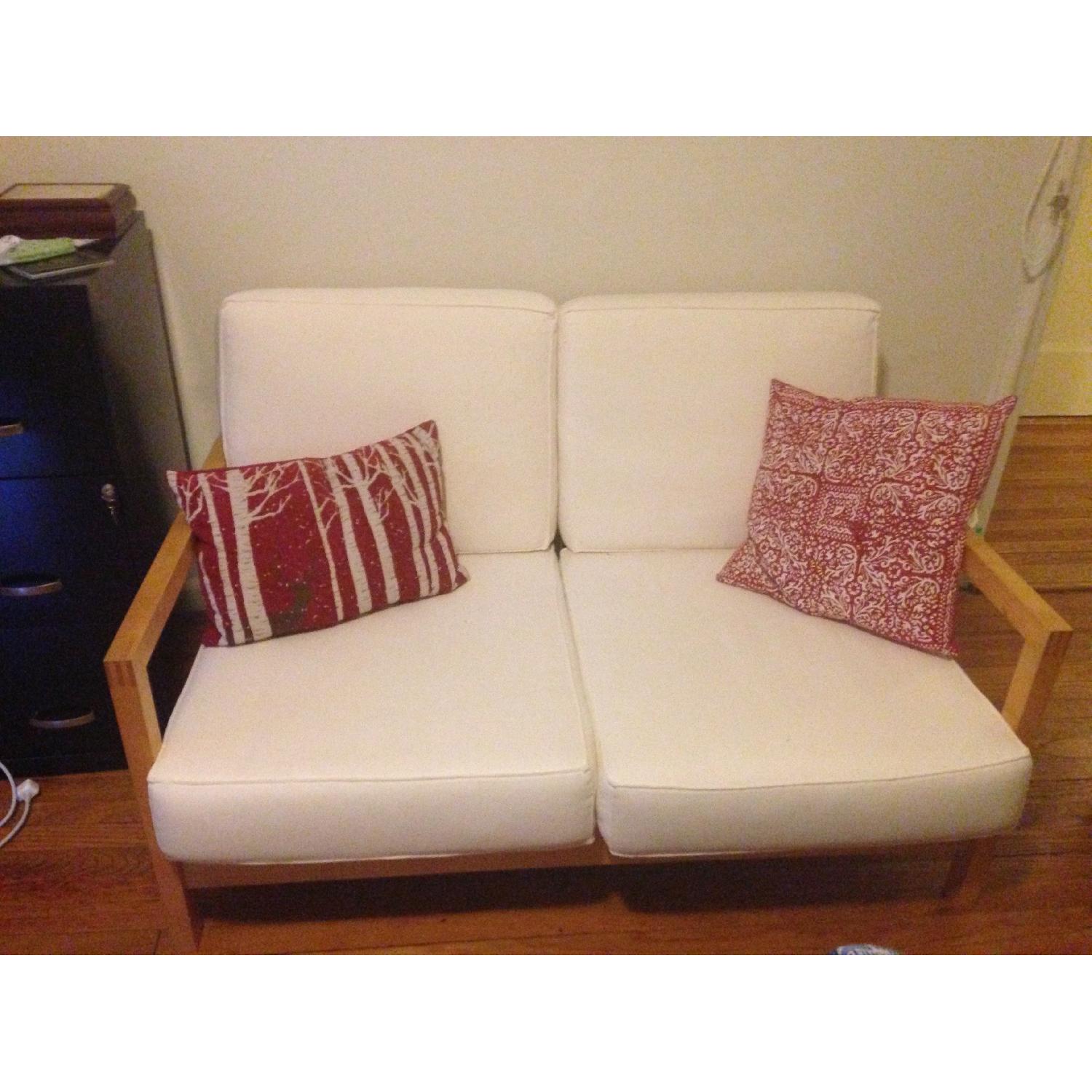 Ikea Cream Sofa - image-1