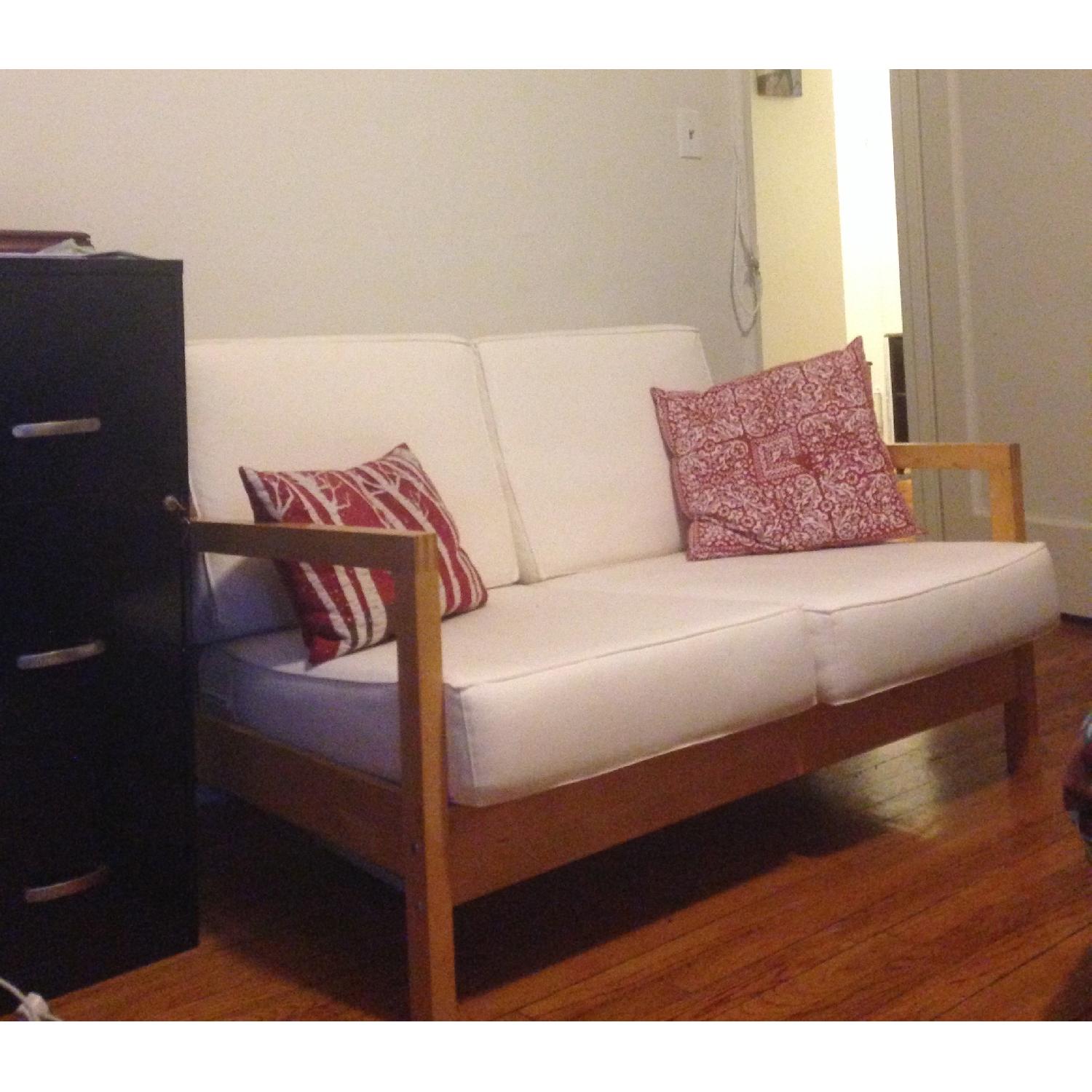 Ikea Cream Sofa - image-2