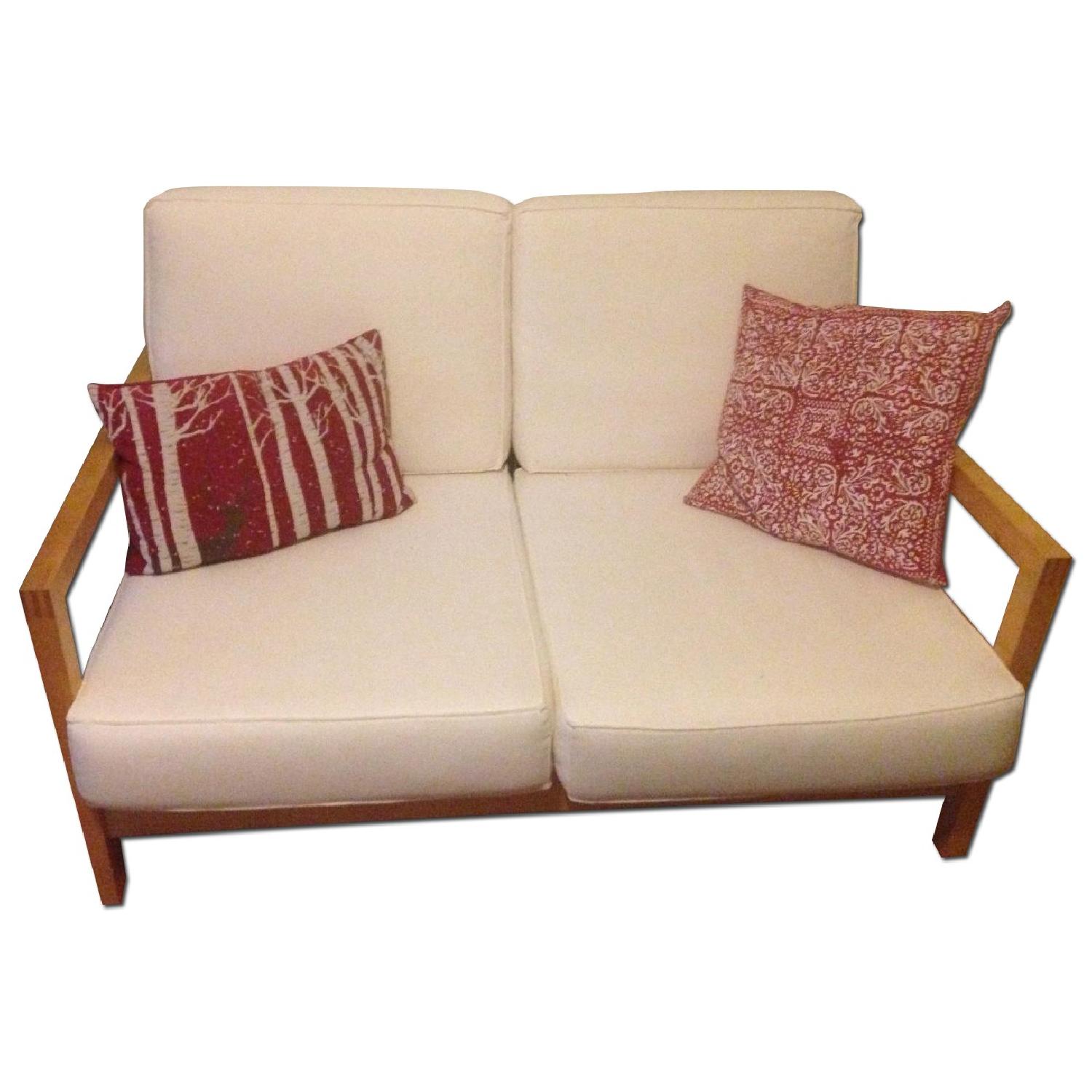 Ikea Cream Sofa - image-0