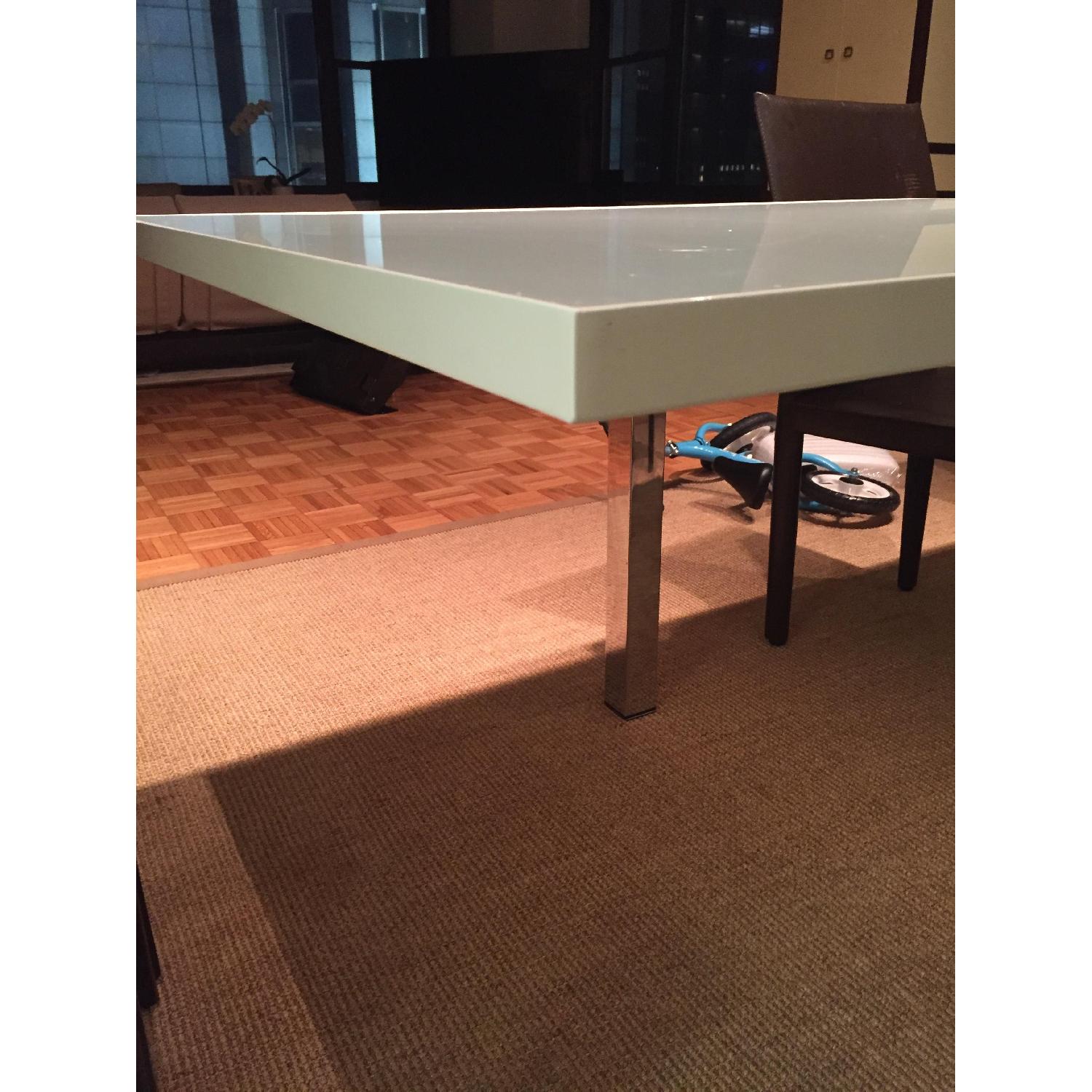 IdealSedia Milano Extendable Glass Dinning Table - image-8