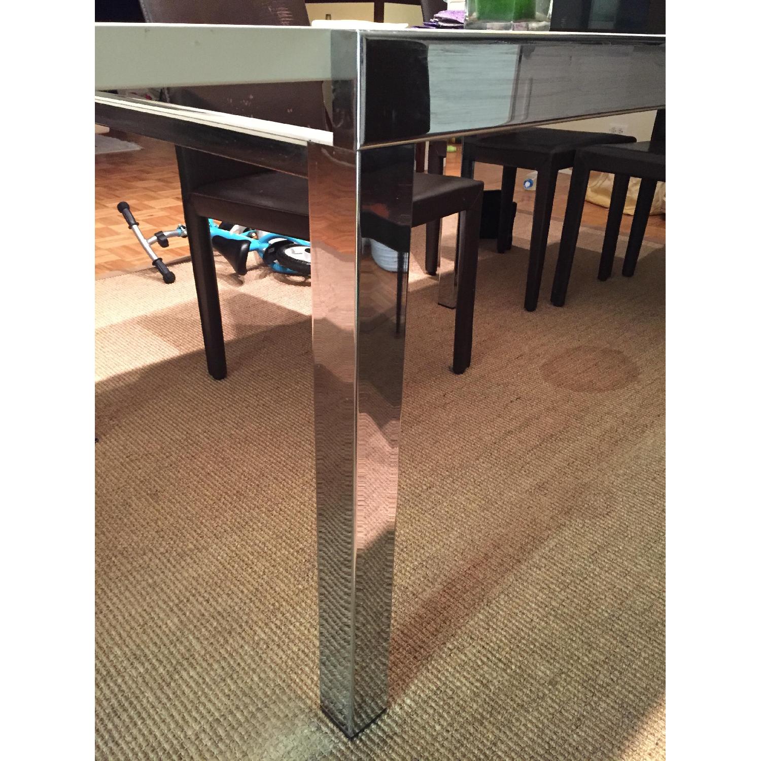 IdealSedia Milano Extendable Glass Dinning Table - image-9