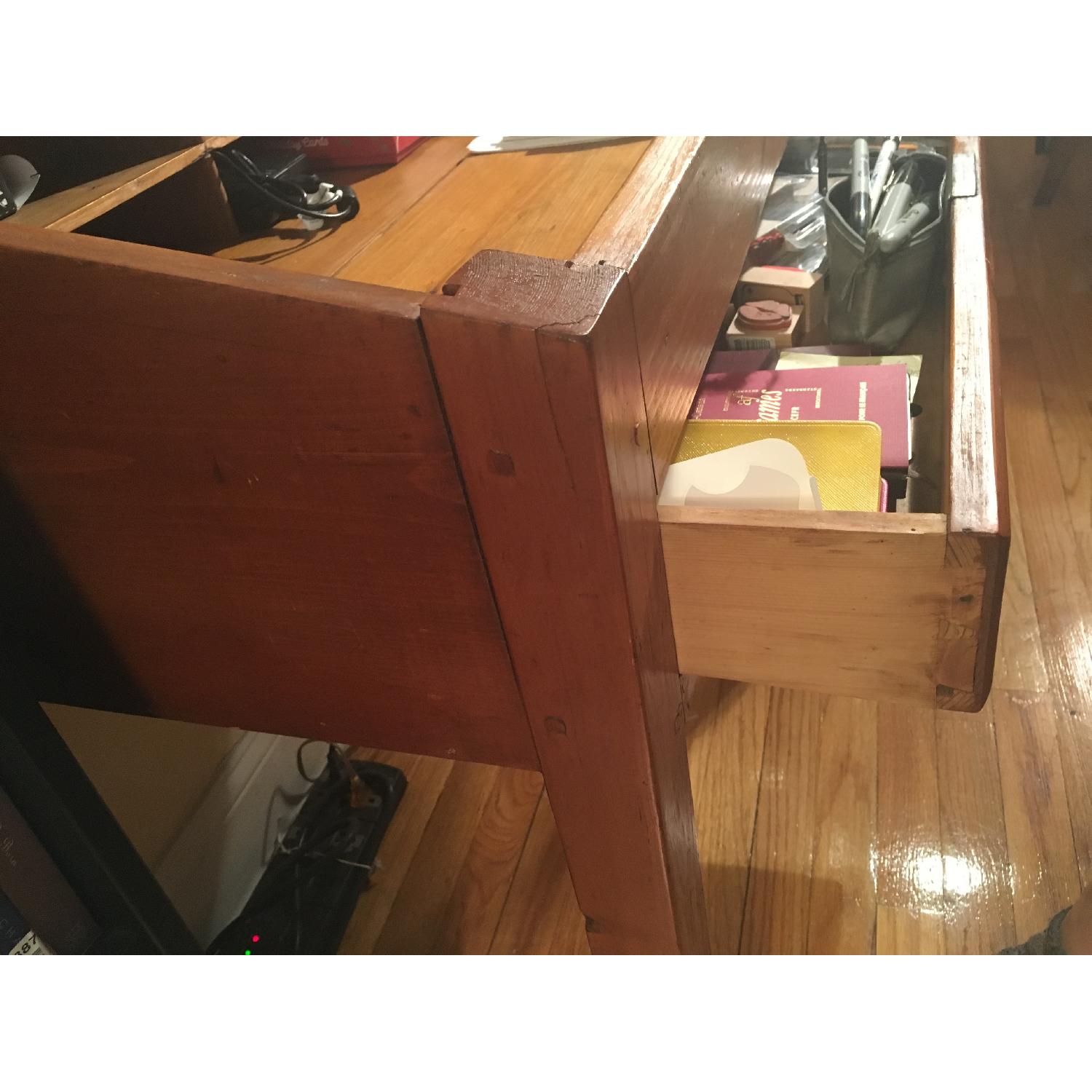 Antique Slant-Top Clerk's Desk - image-3