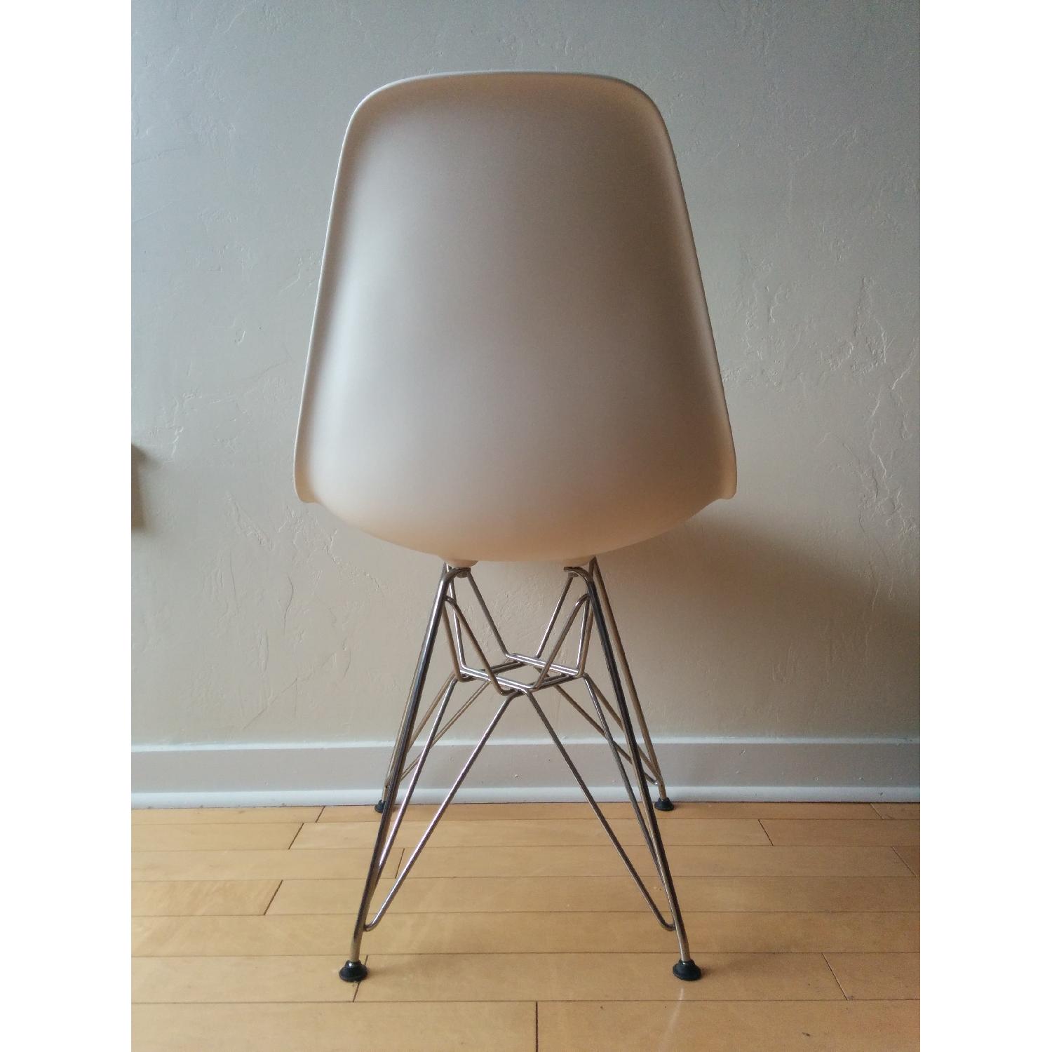 Eames Molded Plastic Side Chairs w/ Metal Base - Pair - image-3