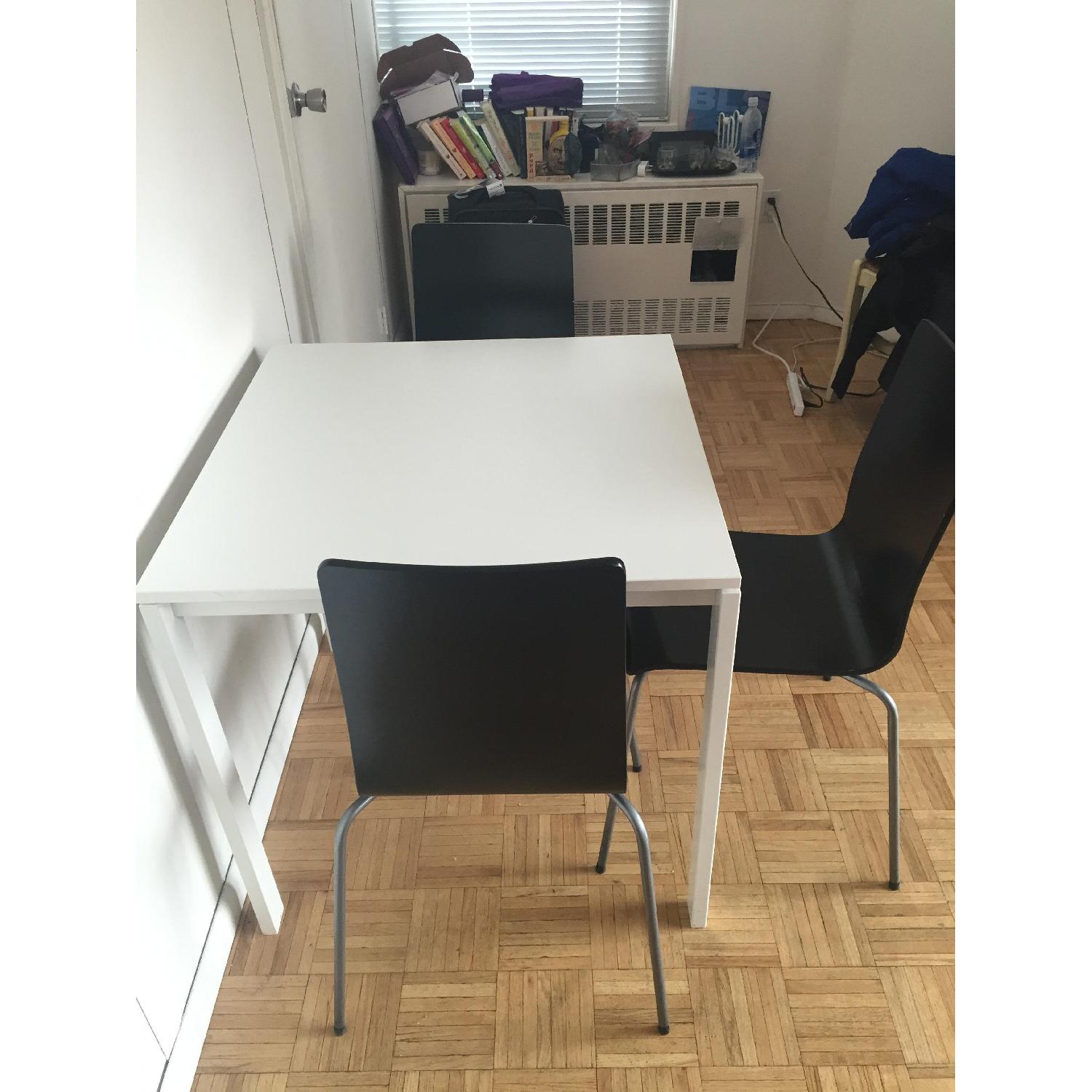 Ikea White Square Dining Table - image-3