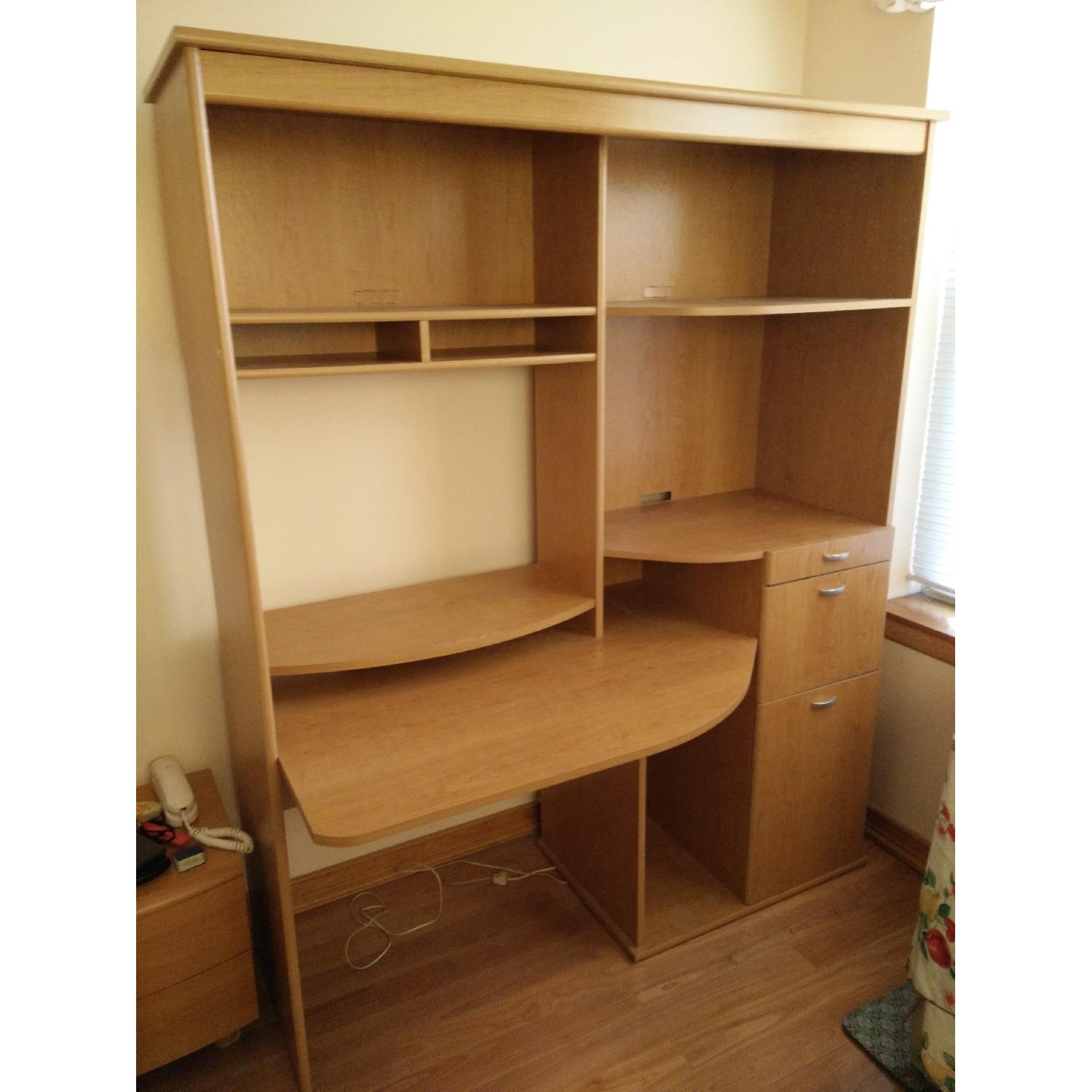 Computer Desk w/ Hutch - image-3