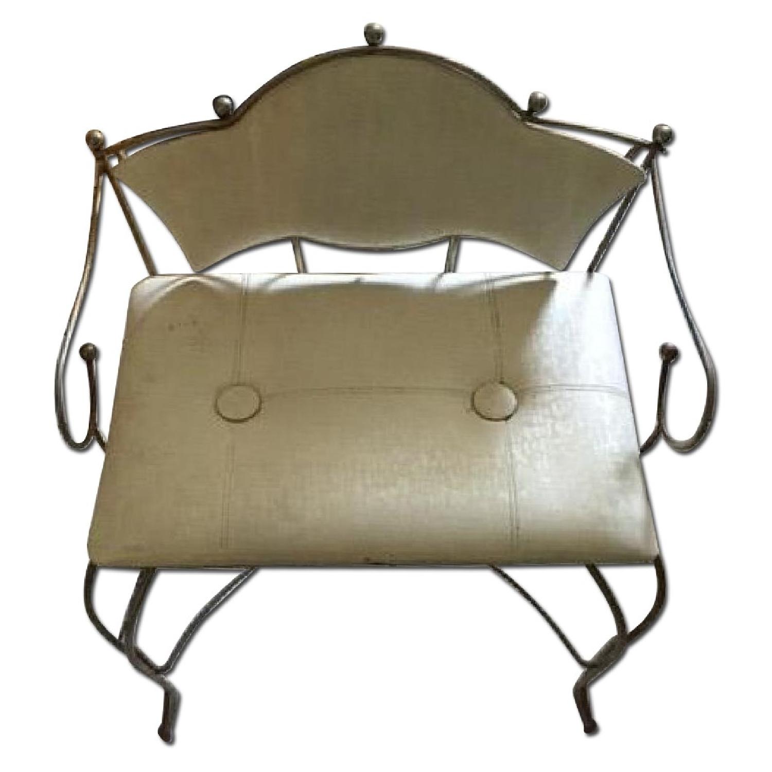 Vintage Vanity Stool - image-0