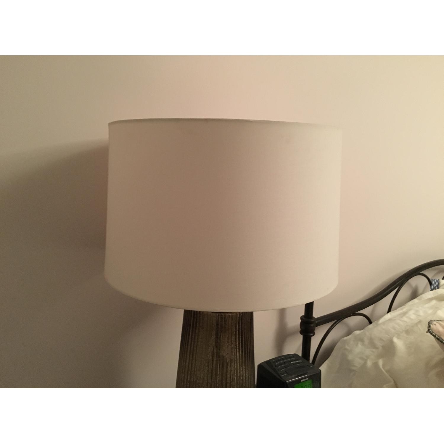 West Elm Modern Glass Table Lamp - image-1