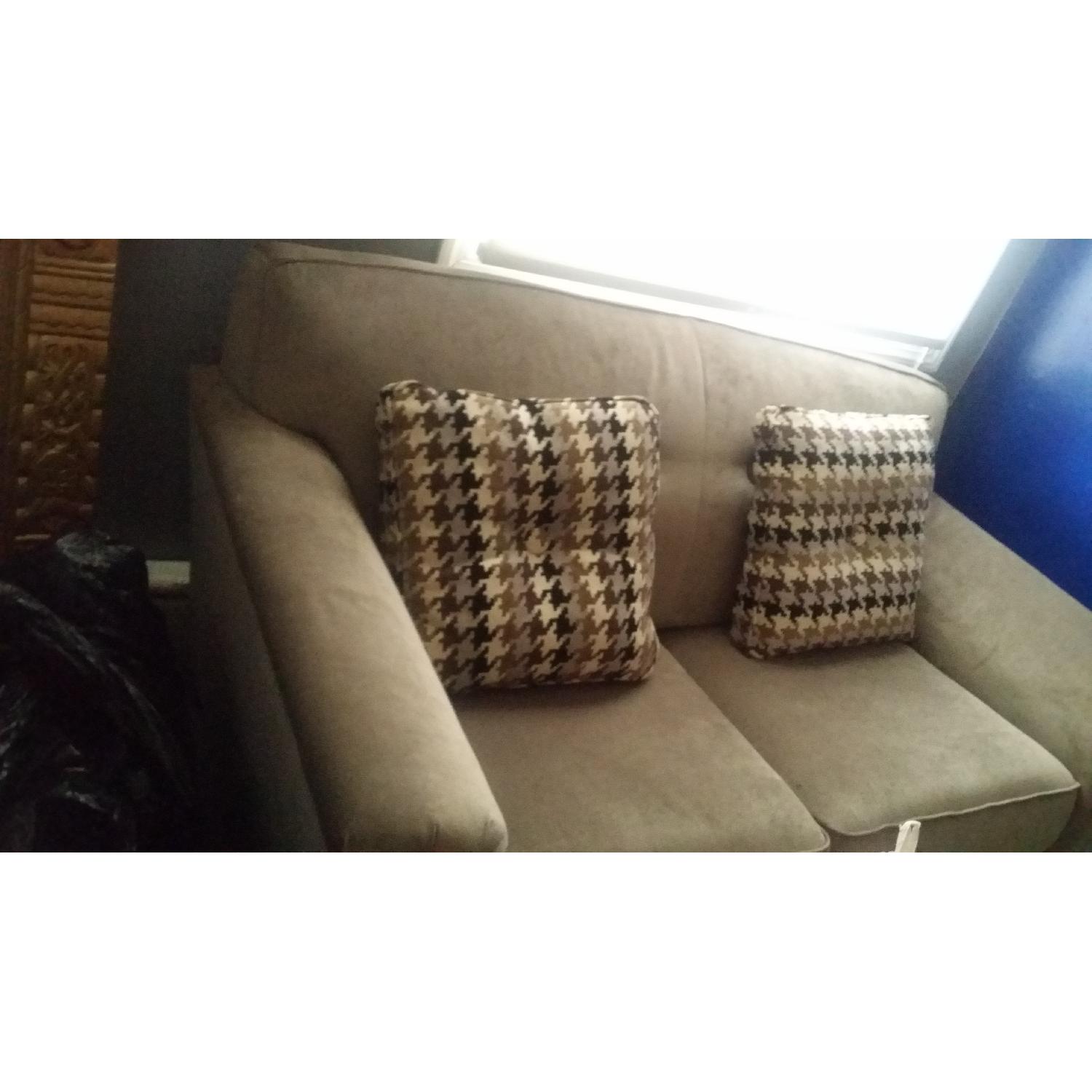 Ashley's Grey Sofa + Loveseat - image-2