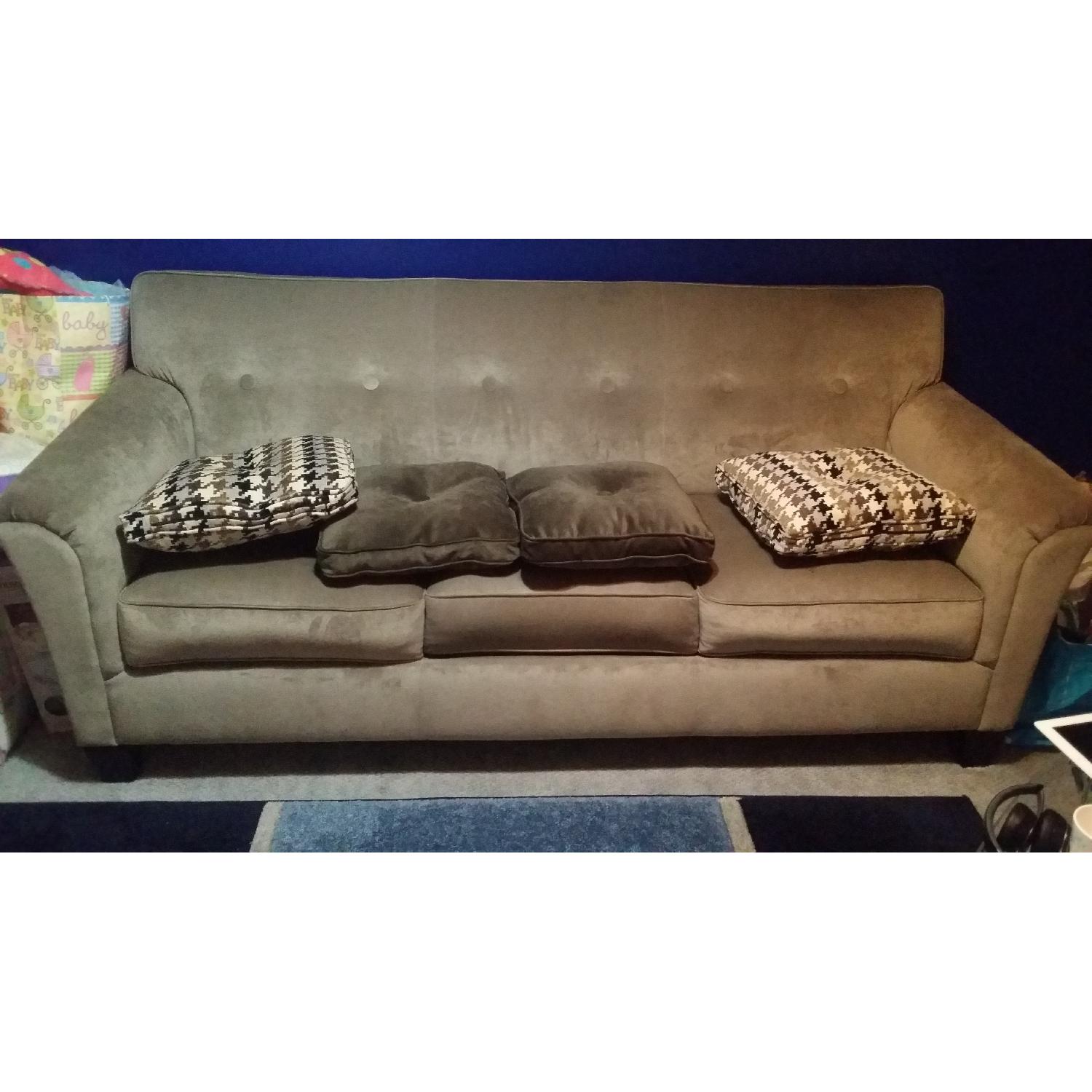Ashley's Grey Sofa + Loveseat - image-5