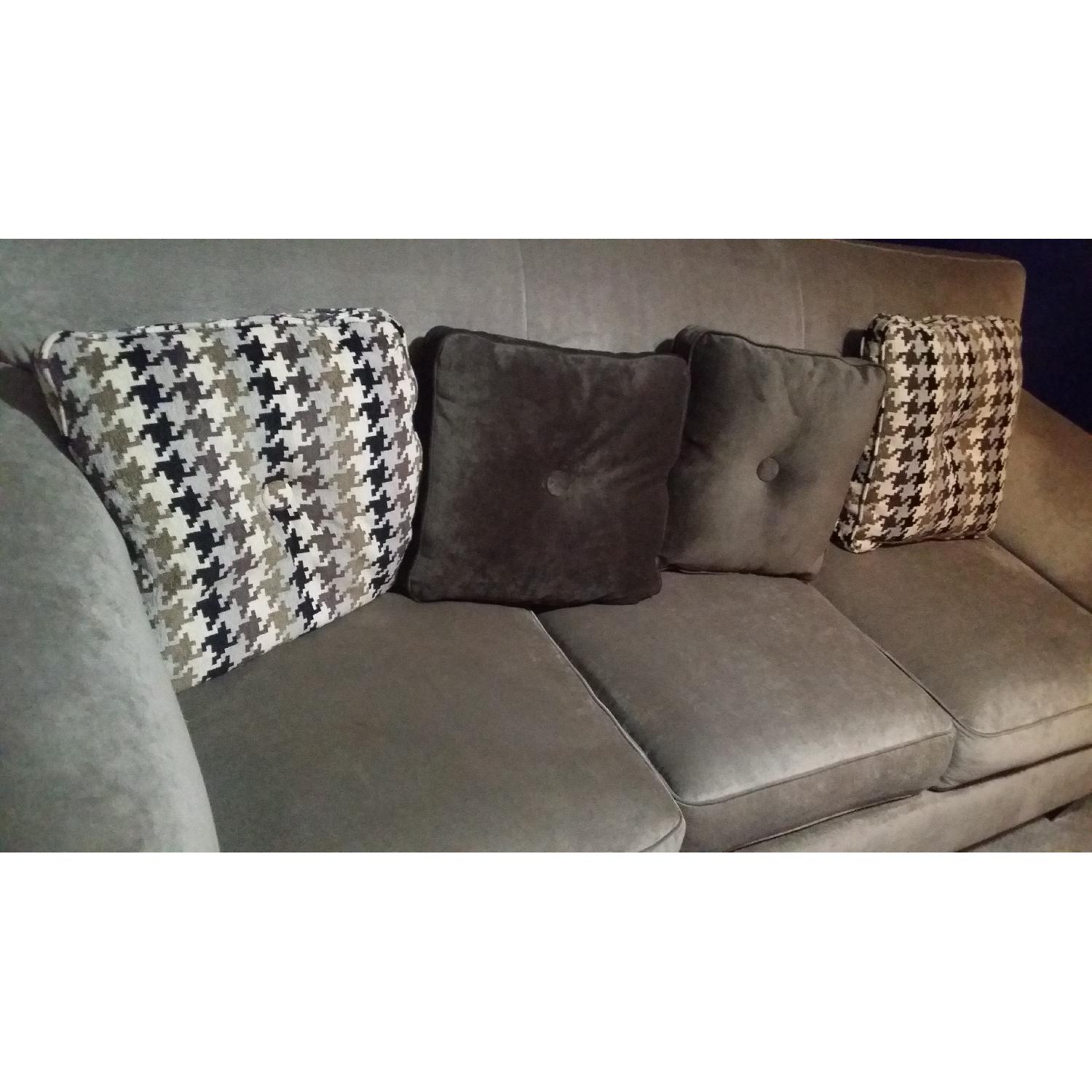 Ashley's Grey Sofa + Loveseat - image-6