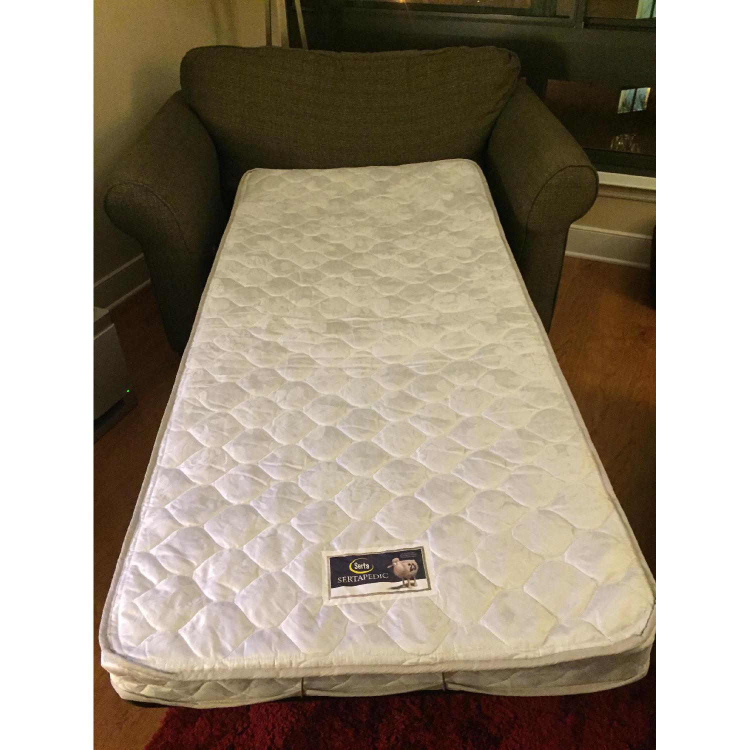 Oversized Sleeper Chair & Ottoman - image-2