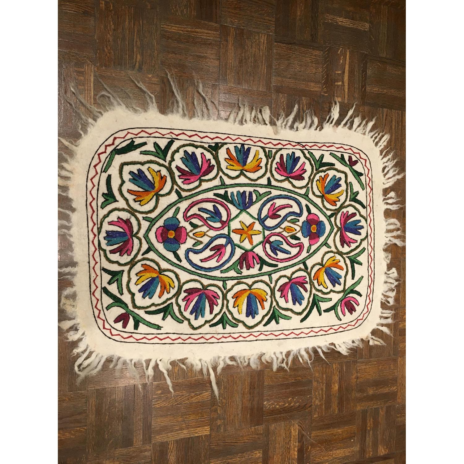 Kashmir Indian Namdas Nomadic Rug - image-4