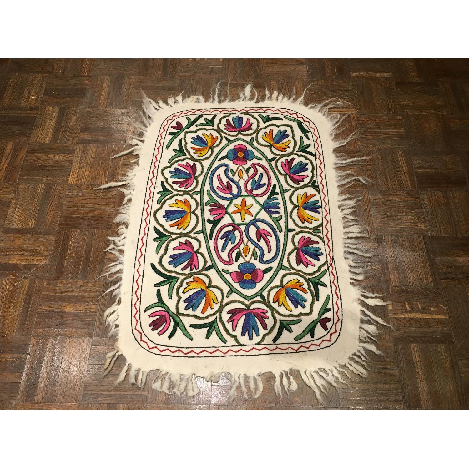 Kashmir Indian Namdas Nomadic Rug - image-5