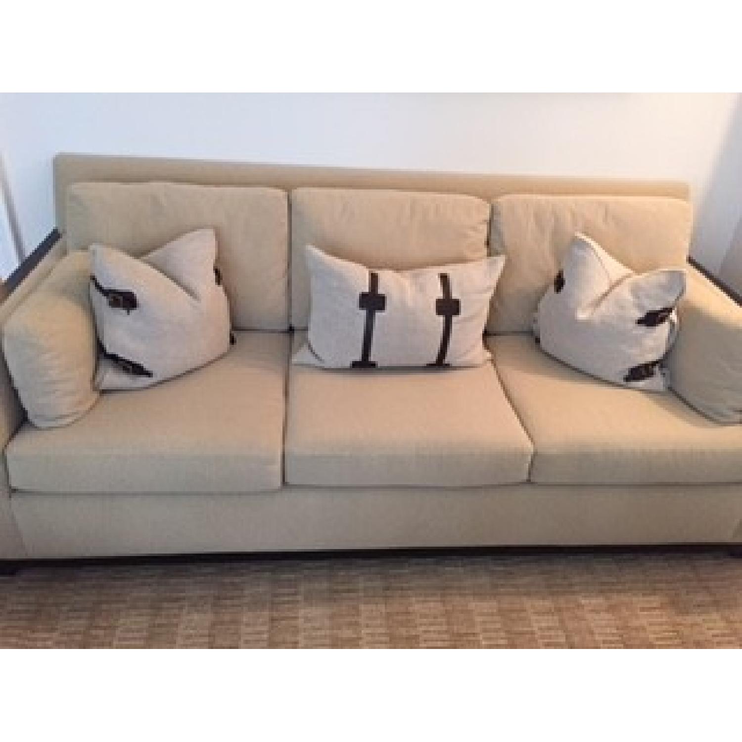 Maurice Villency Beige Sofa - image-1