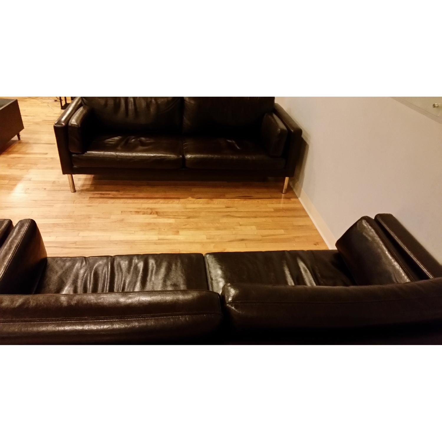 Ikea Sater Leather Couch - 3 Available - image-3