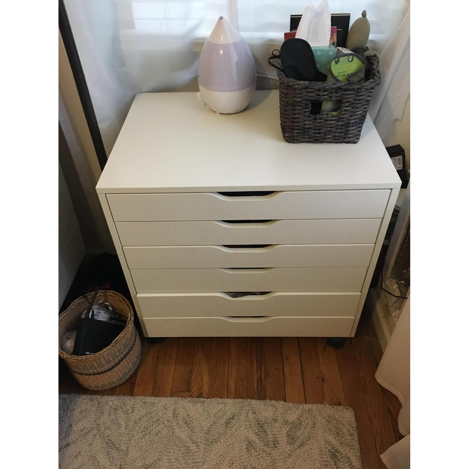 Ikea White Storage w/ Drawers AptDeco