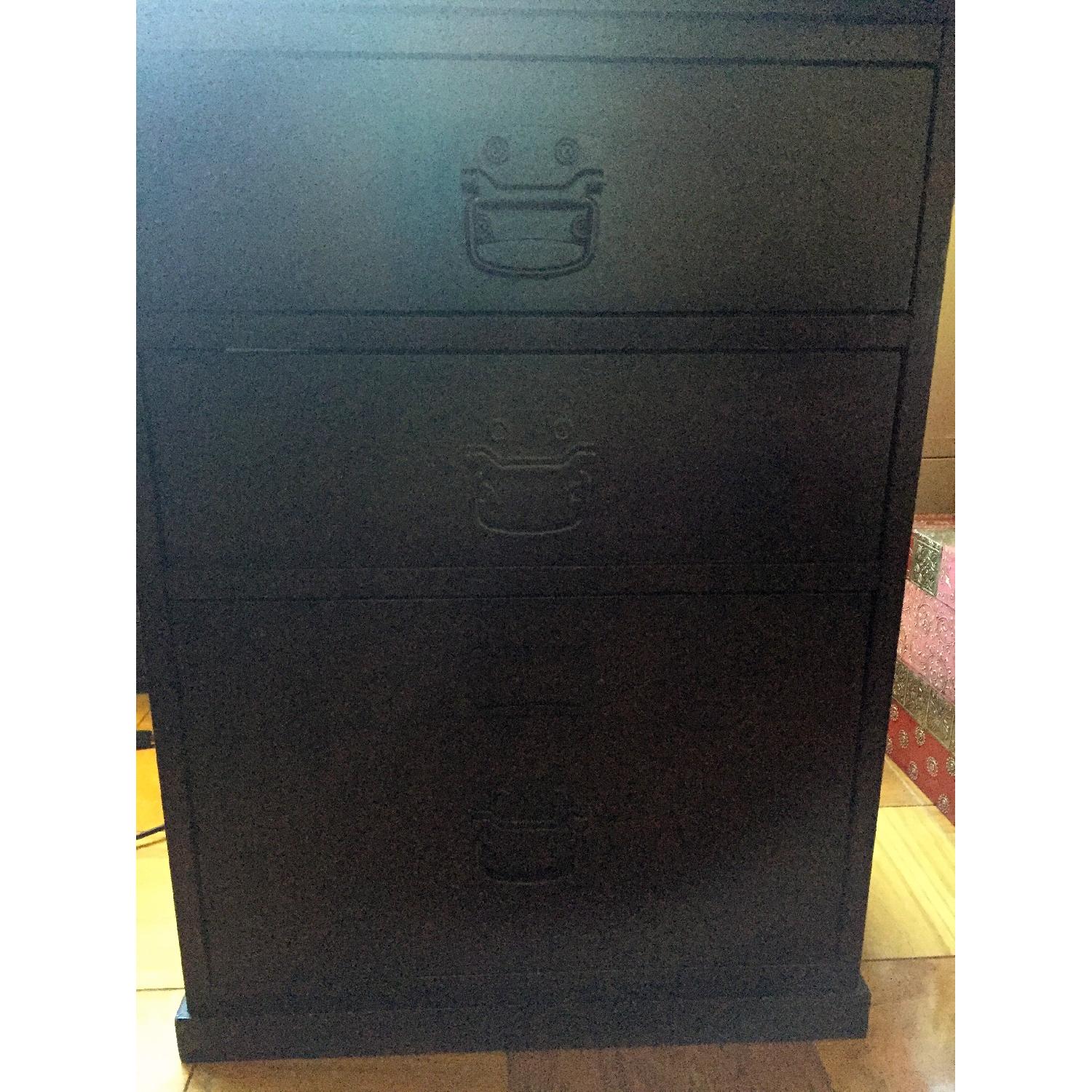 Pottery Barn Bedford Espresso Desk AptDeco