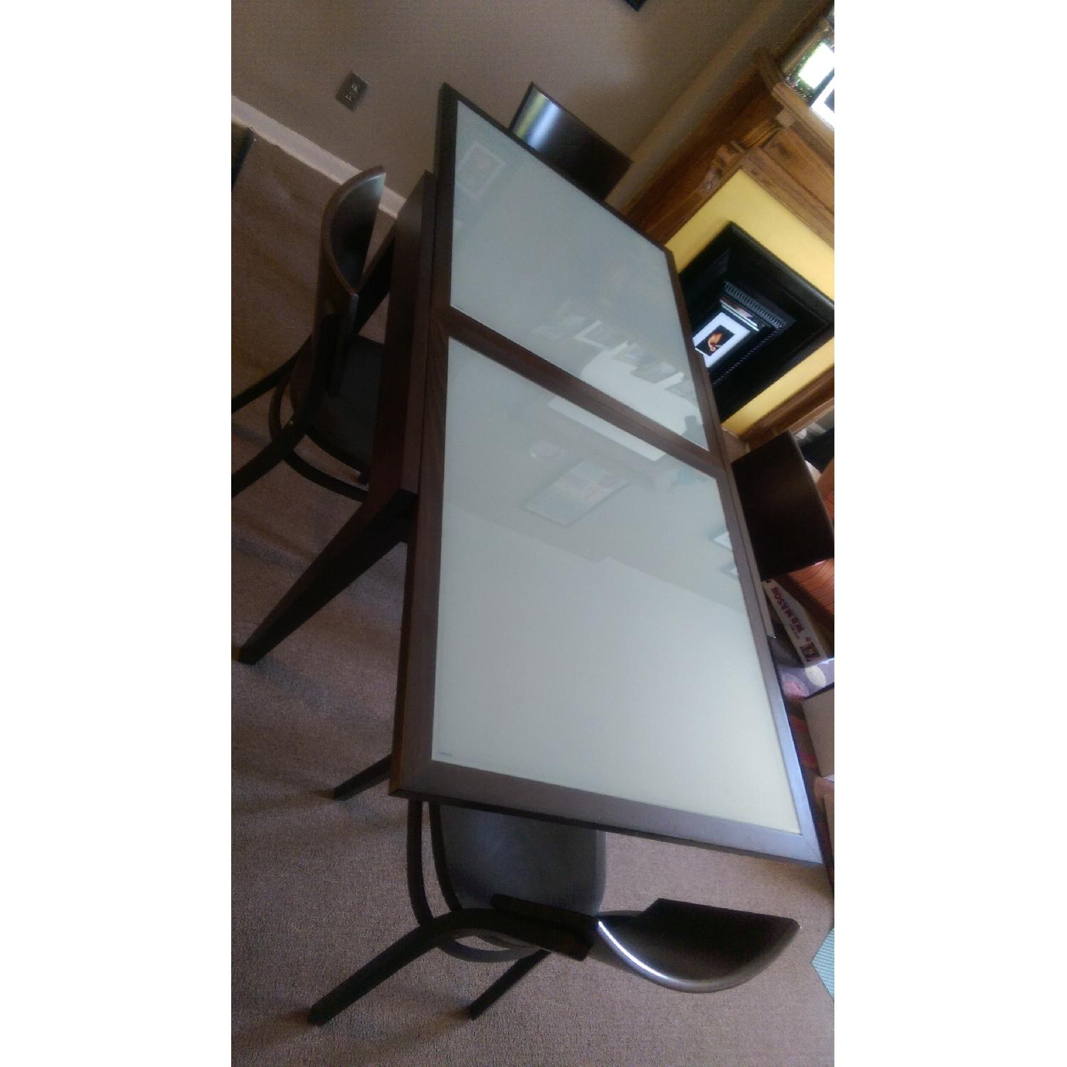 Design Within Reach Spanna Square Extension Table w/ 4 Matching Kyoto Chairs - image-2