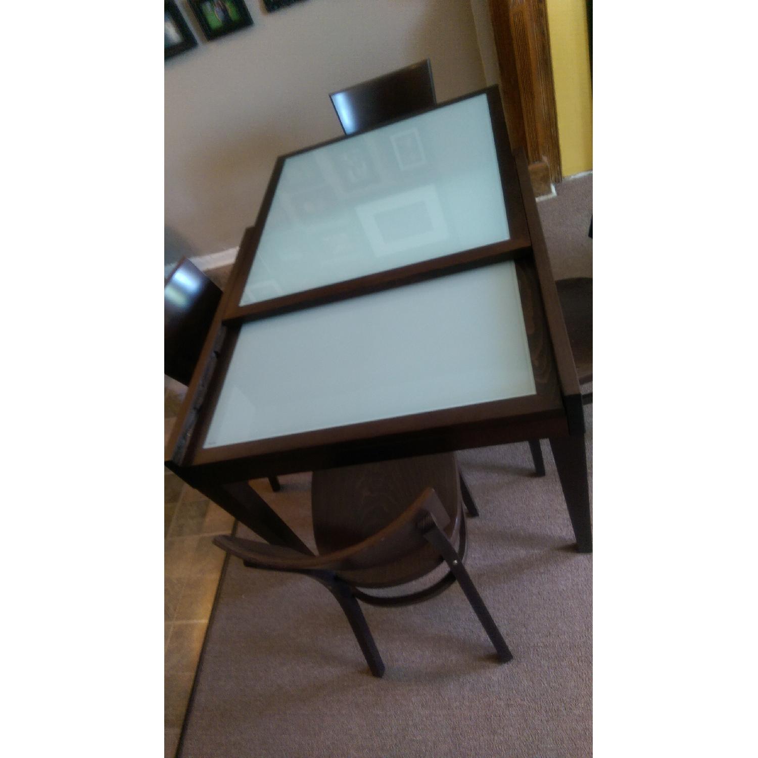 Design Within Reach Spanna Square Extension Table w/ 4 Matching Kyoto Chairs - image-3