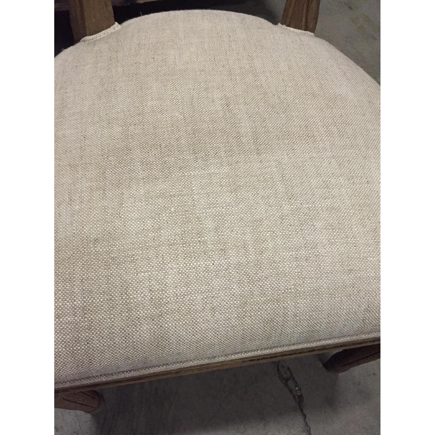 Restoration Hardware Natural Linen Dining Chairs AptDeco