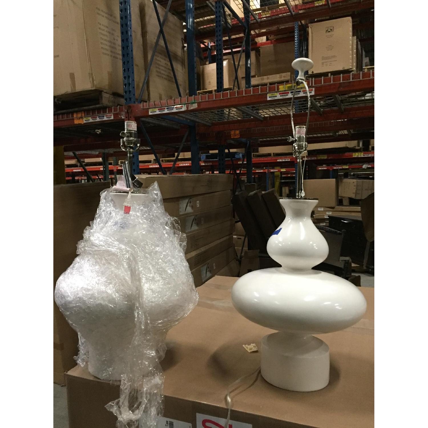 Jonathan Adler Bel Air Lamps w/o Shades - Pair - image-3