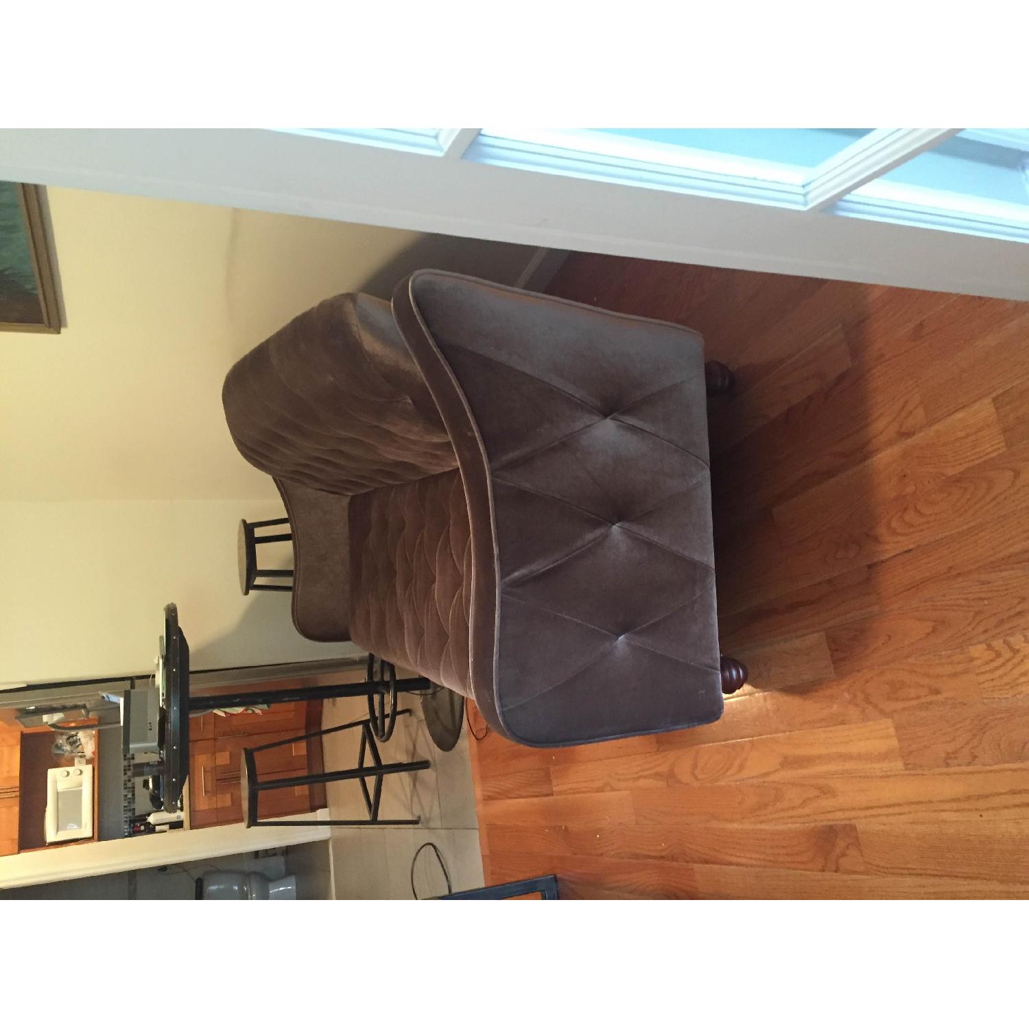 Urban Outfitters Ava Velvet Tufted Sleeper Sofa - image-2
