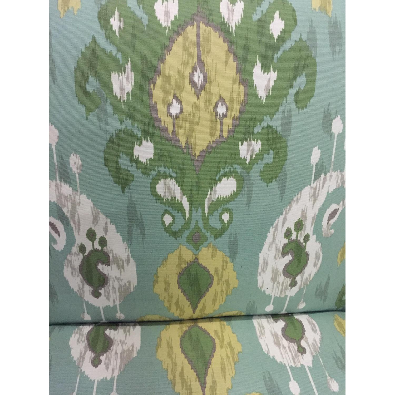 Verdant Ikat Slipper Chair - image-4