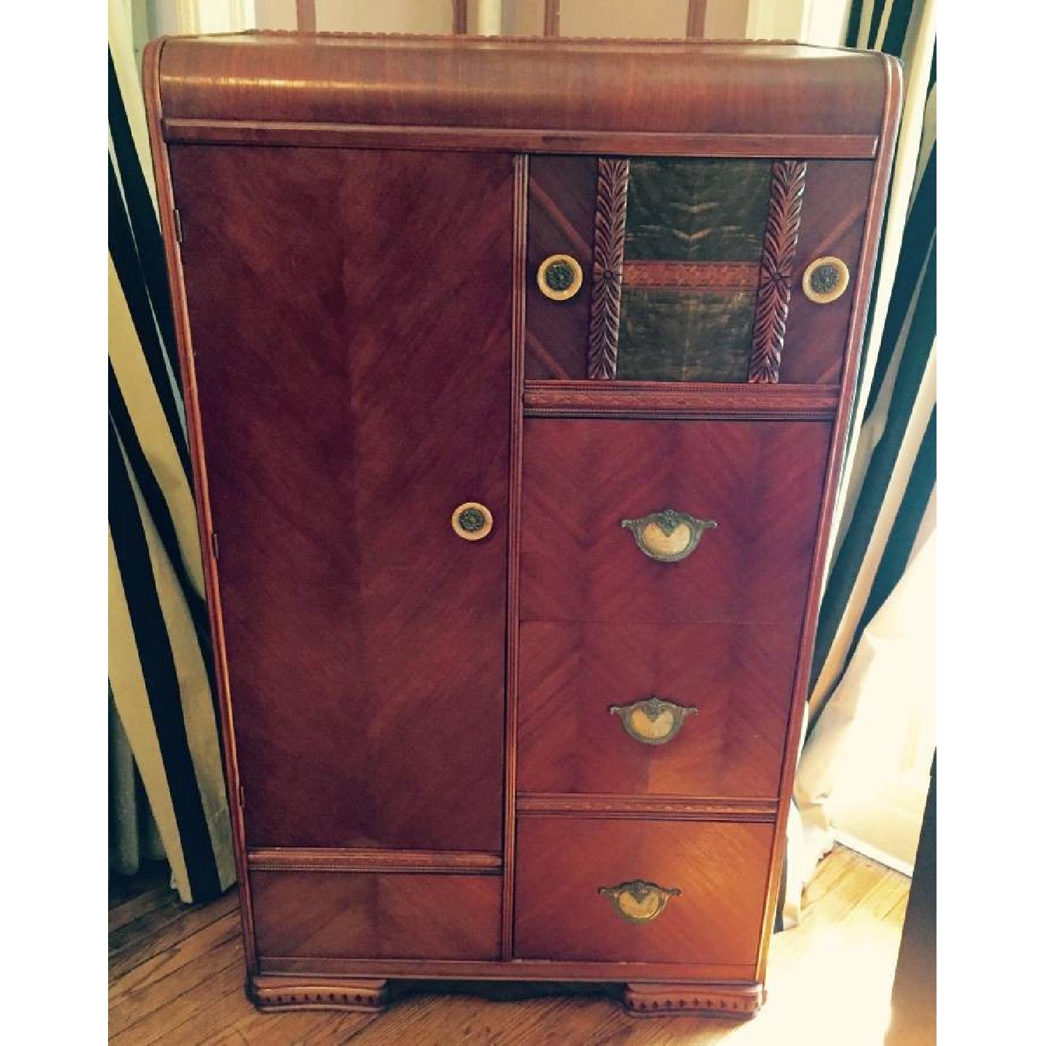 Circa 1930 Art Deco Armoire - image-1
