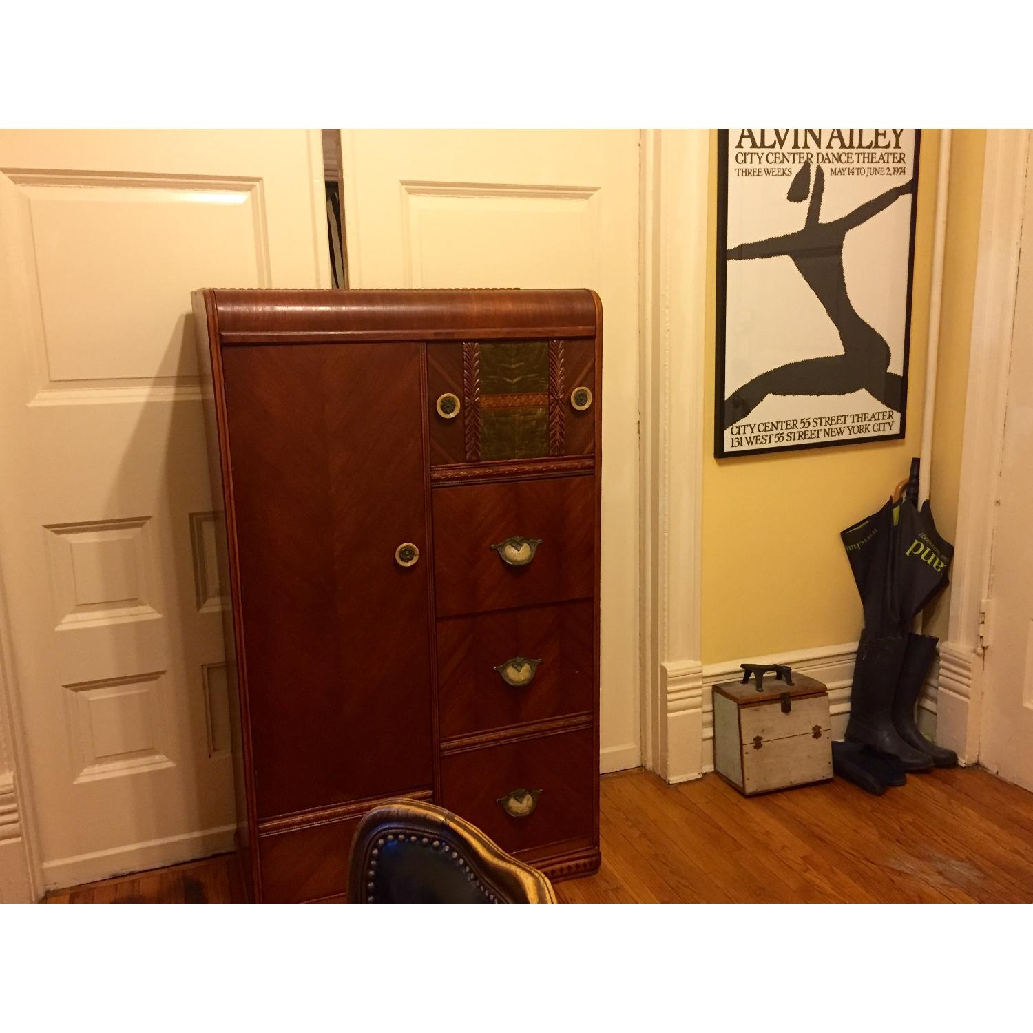 Circa 1930 Art Deco Armoire - image-6