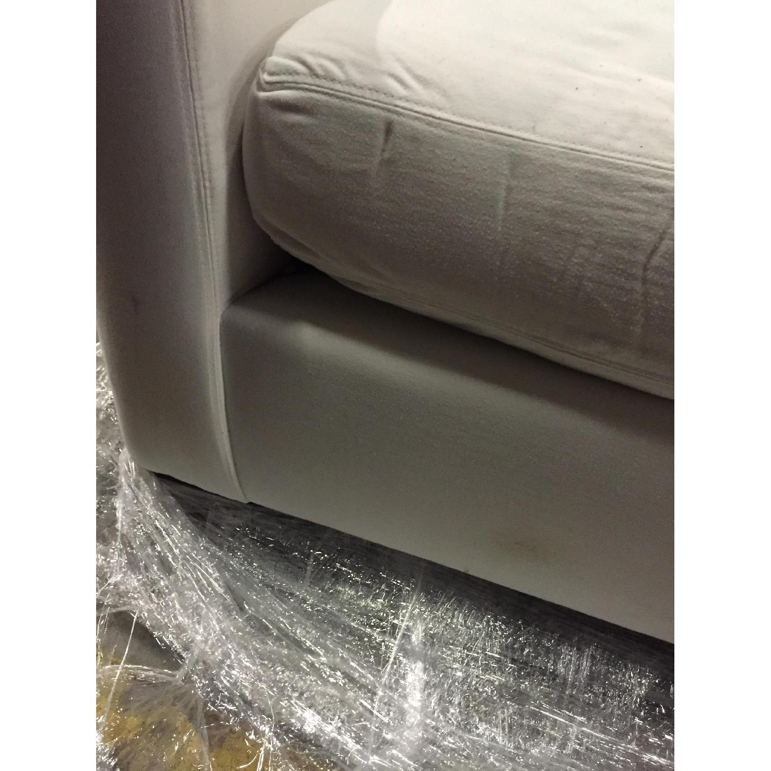Pottery Barn White Sofa - image-3