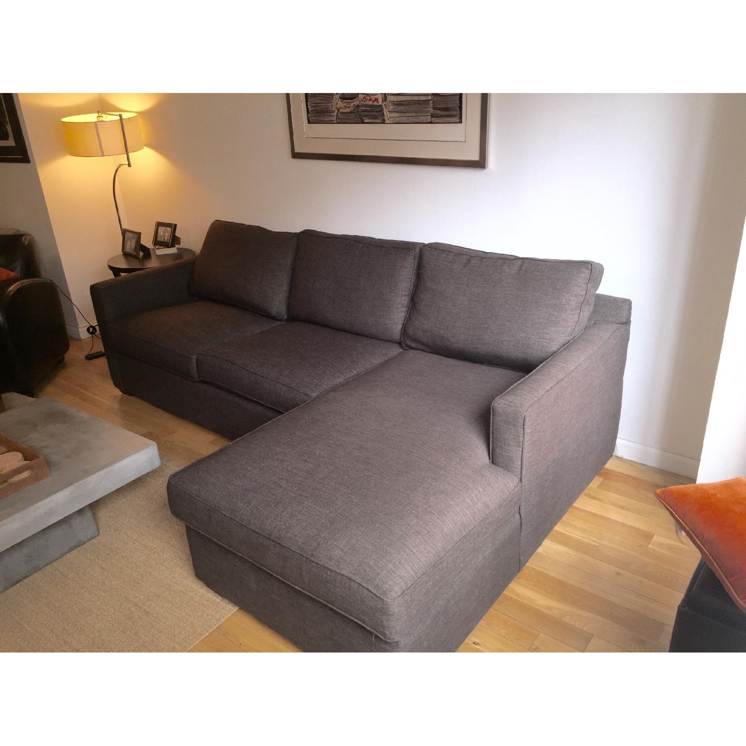 Crate & Barrel Sectional Sofa - image-1