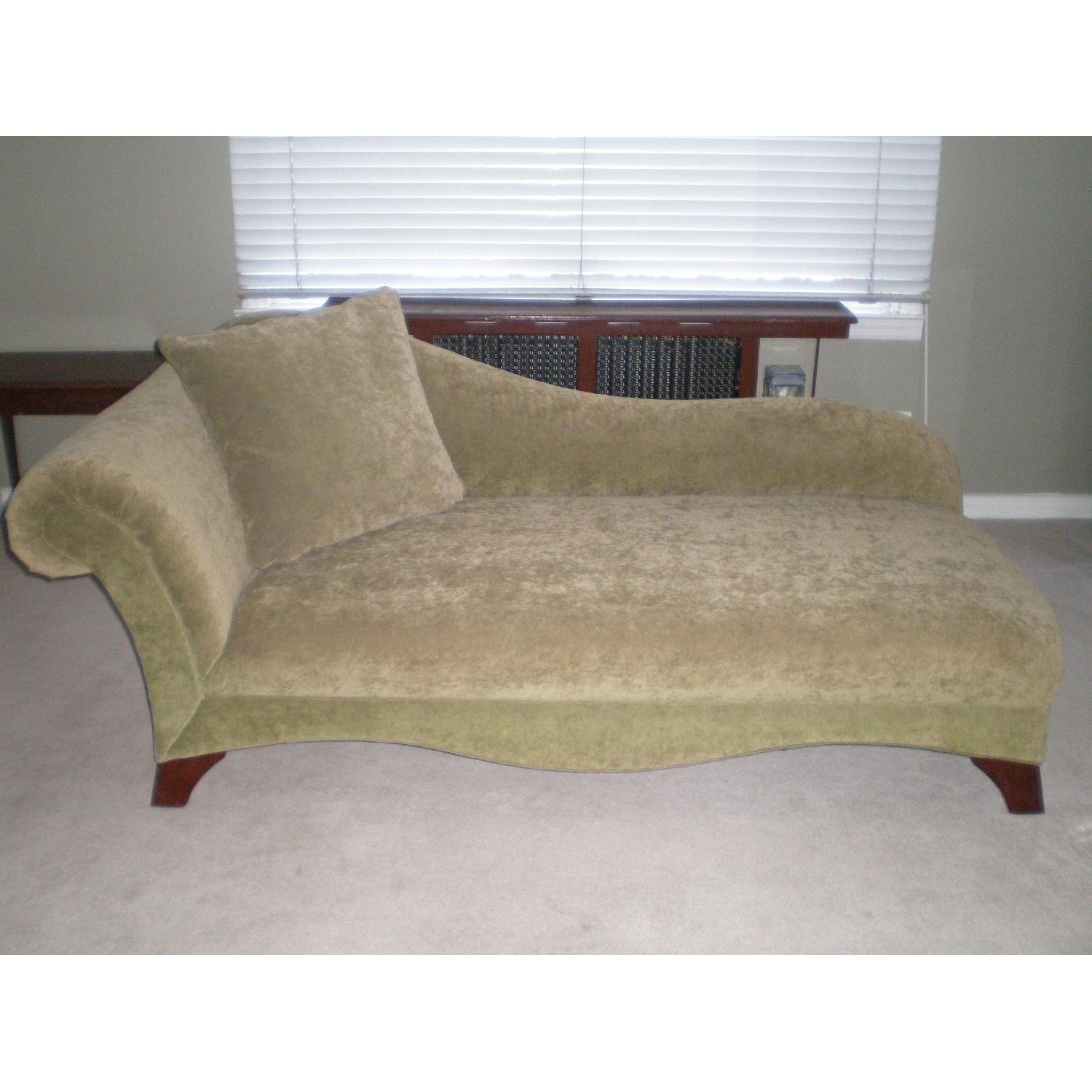 Chaise Lounge with Matching Pillow - image-1