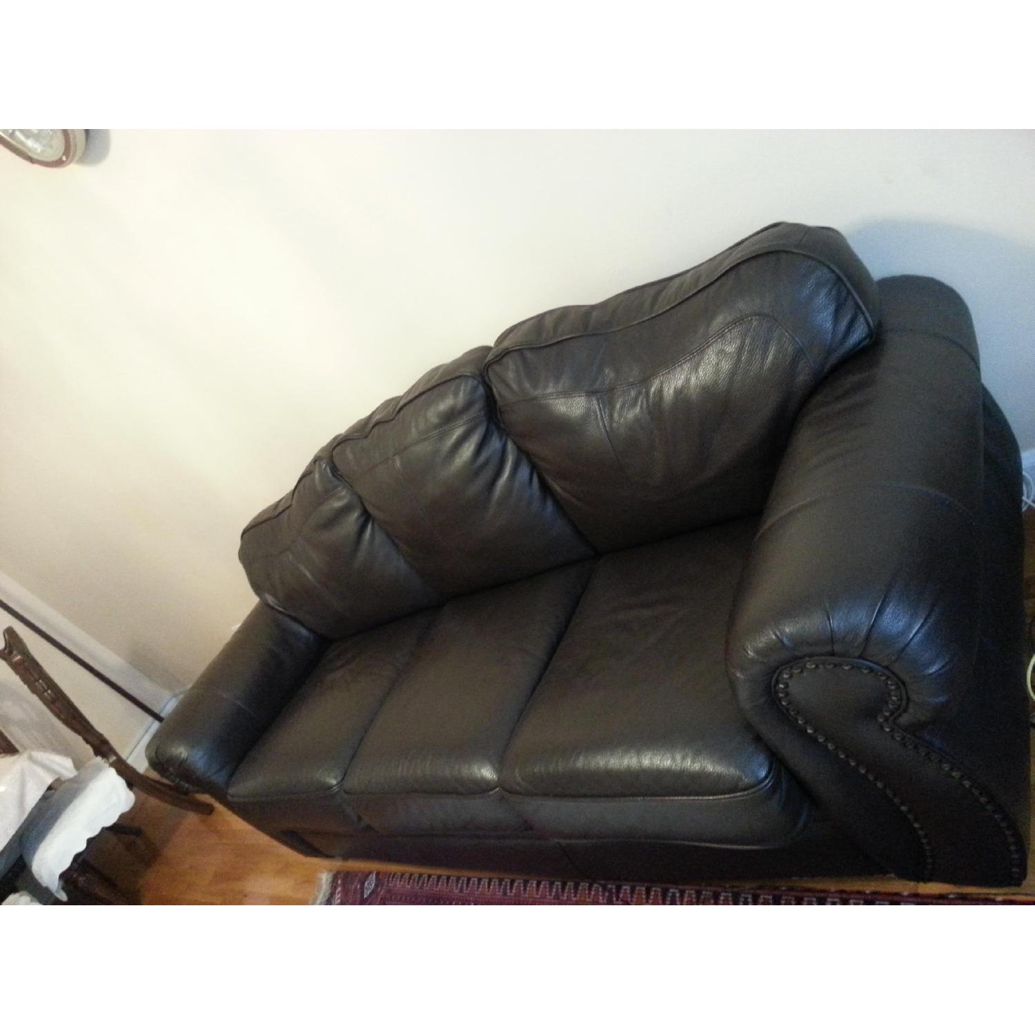 Palliser Troon Leather Sleeper Sofa - image-2