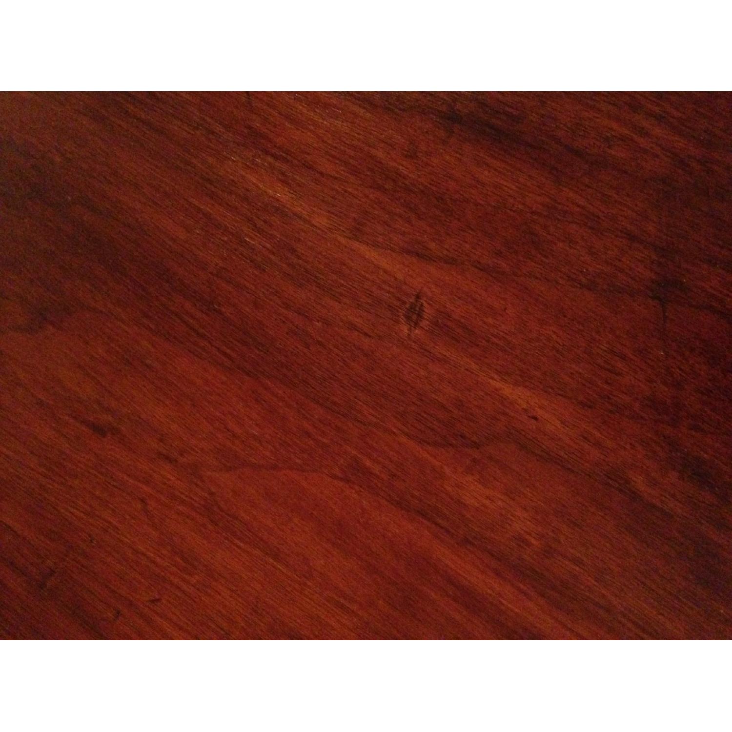 Dark Vintage Extendable Round Dining Table - image-4