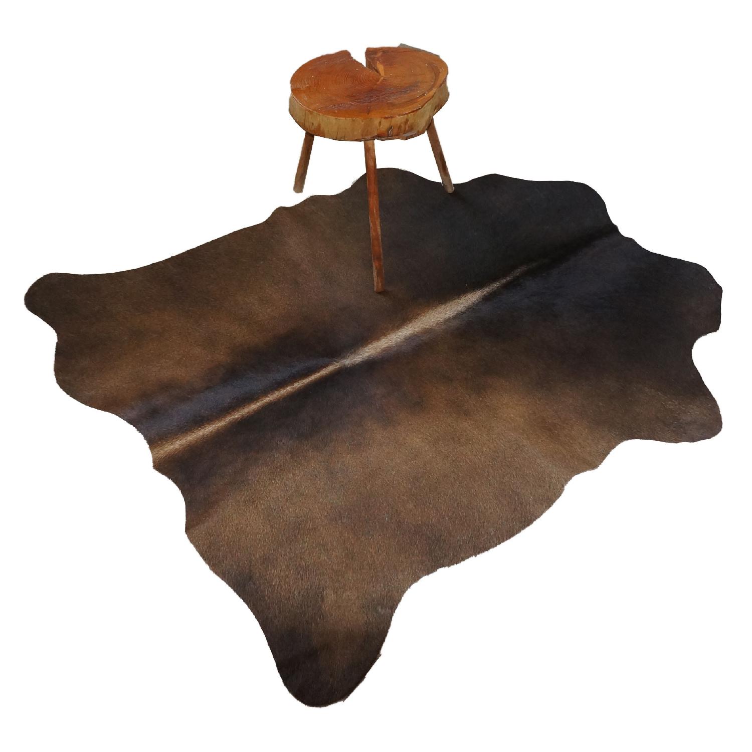 Razor Back Cowhide Rug - image-1