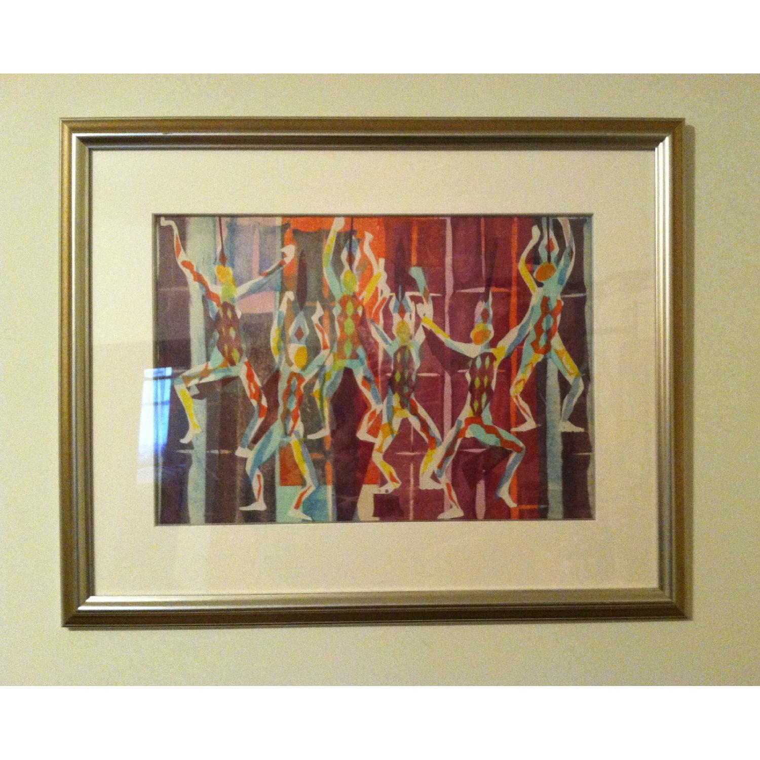 Vintage Mid-century Modern Gaylord Flory Collage - image-4