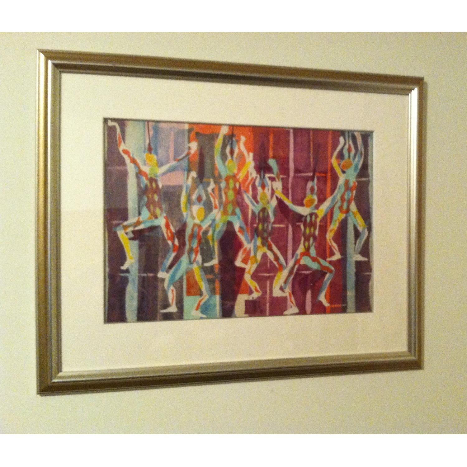 Vintage Mid-century Modern Gaylord Flory Collage - image-5