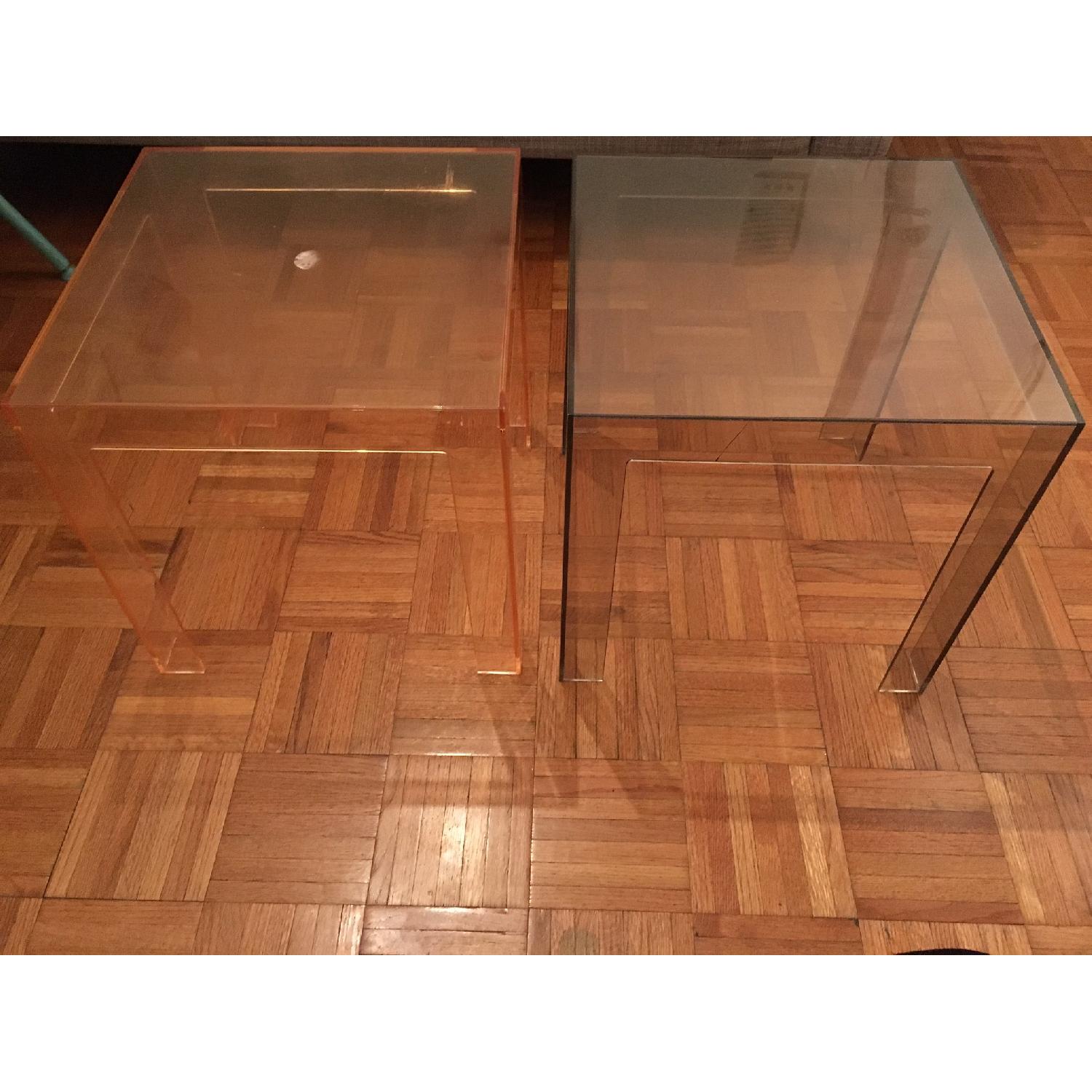 Kartell Jolly Side Tables - Pair - image-1