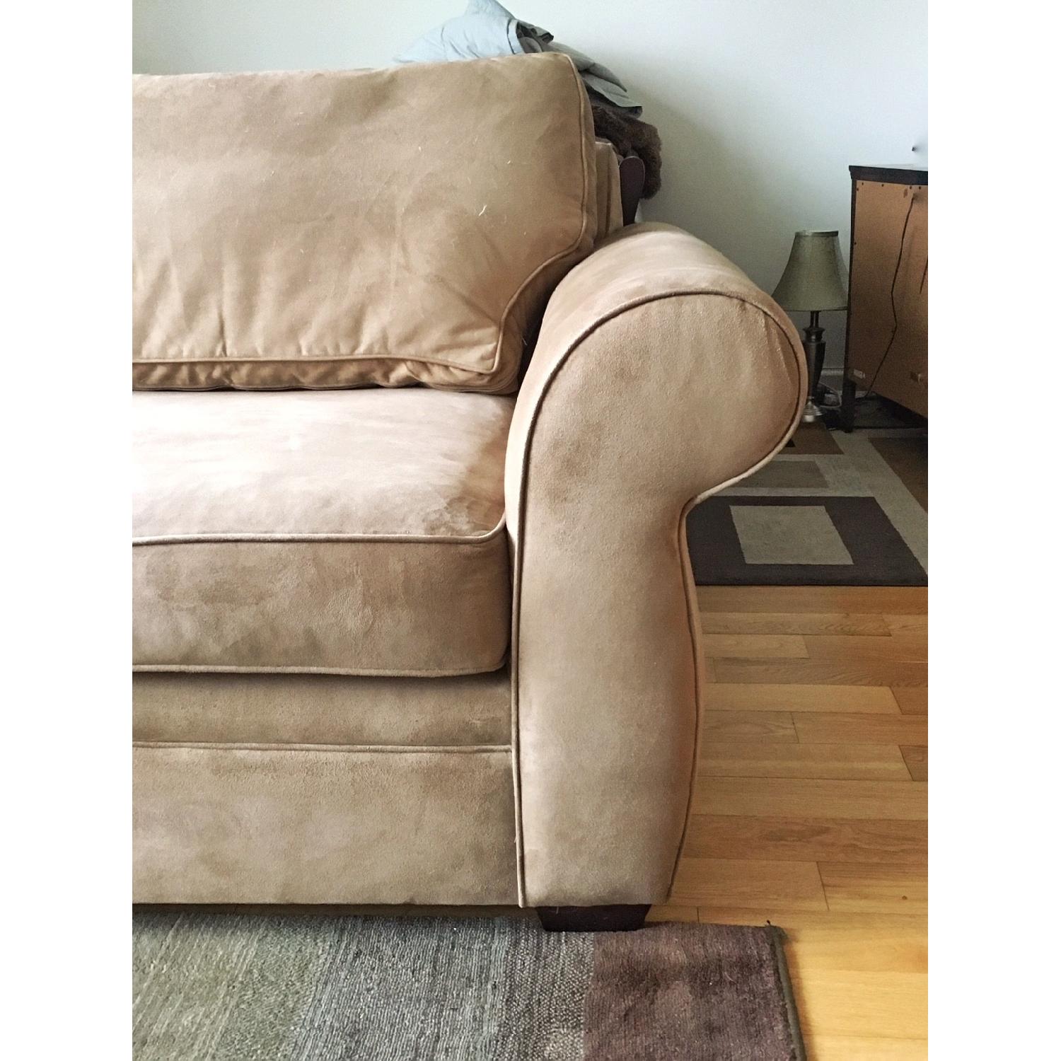 Pottery Barn Pearce Grand Sofa in Light Wheat - image-2