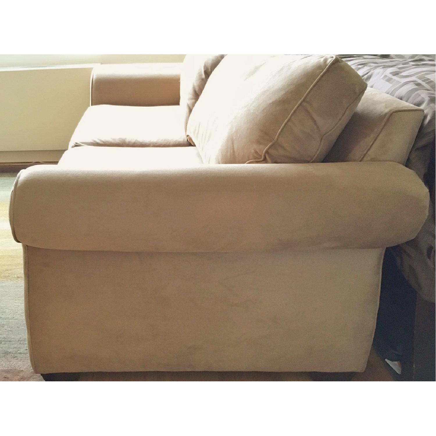 Pottery Barn Pearce Grand Sofa in Light Wheat - image-3