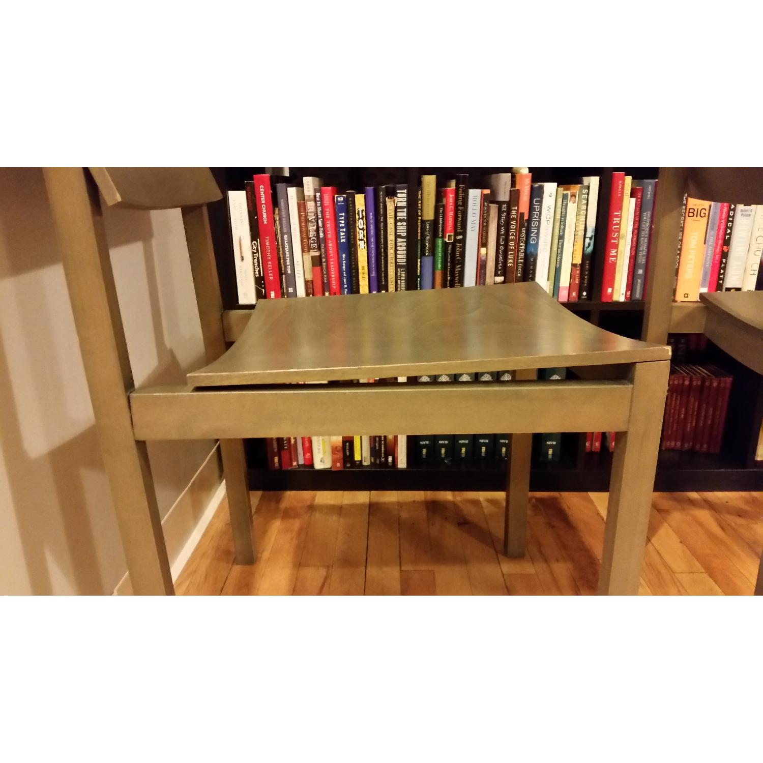 CB2 Slide Grey Wood Chair - 6 Available - image-6