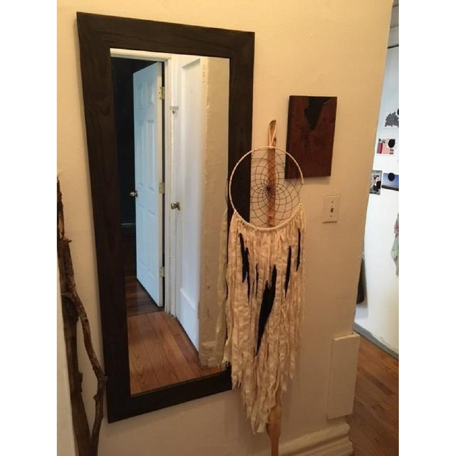 Hardwood Raised Grain Mirror - image-1