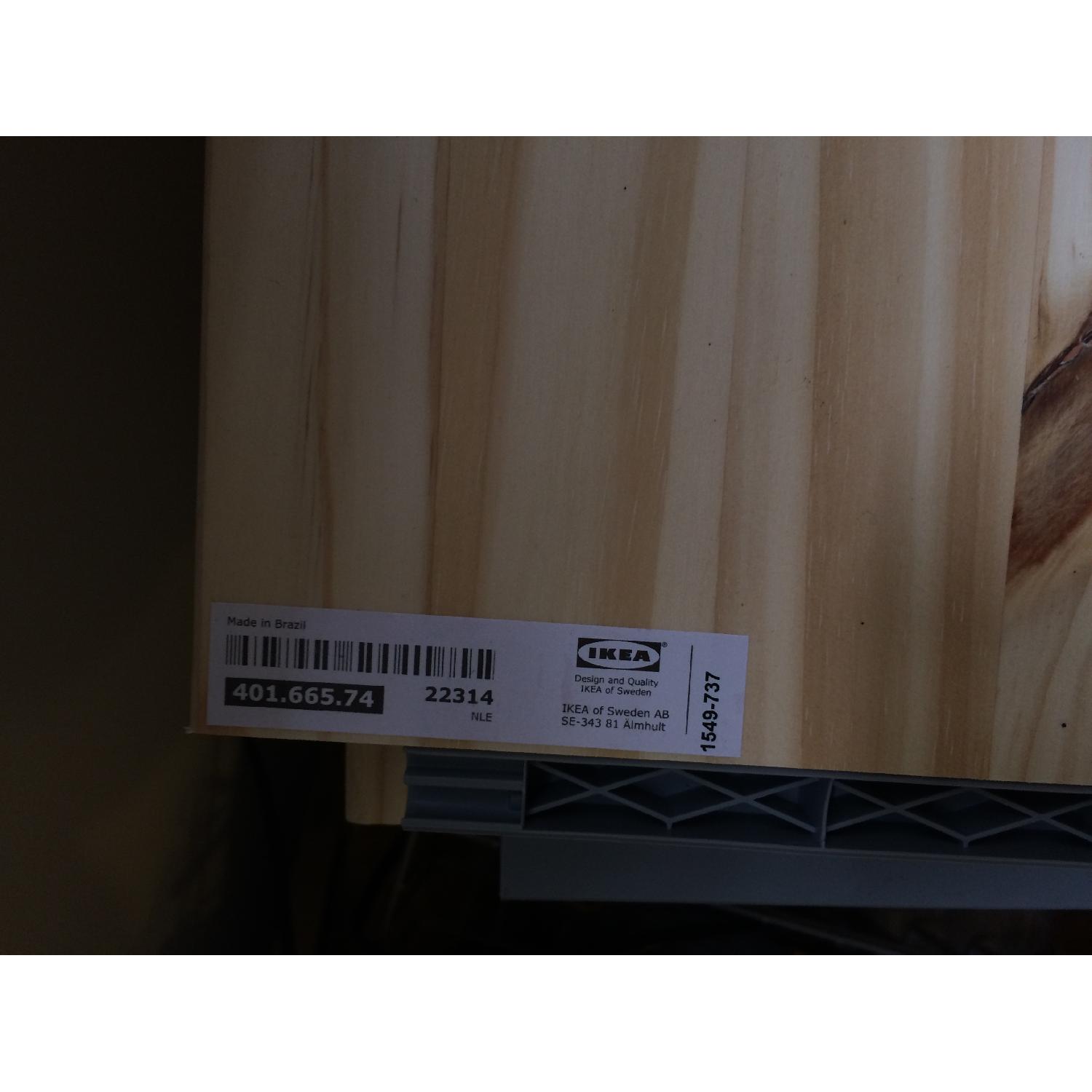 Ikea Solid Wood Shelving Unit AptDeco