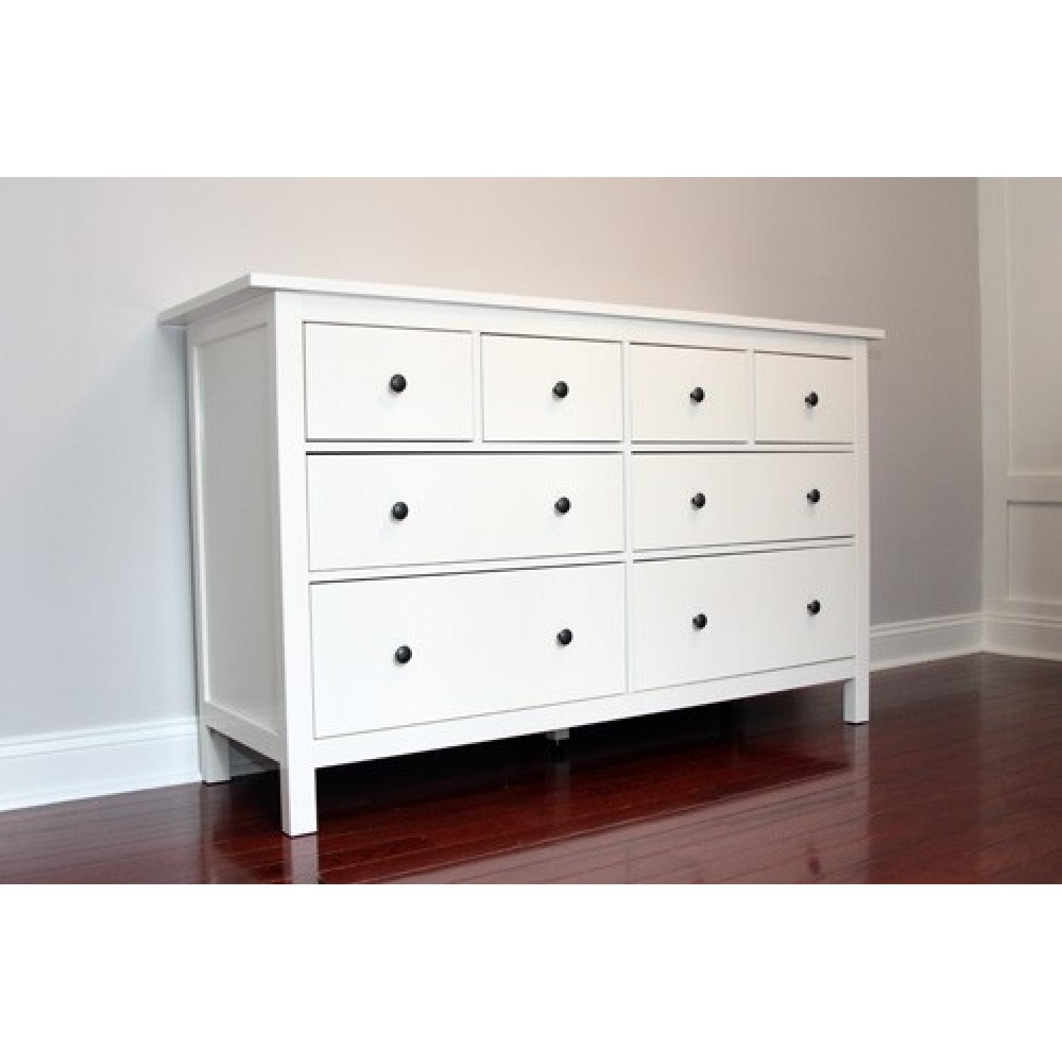 Ikea Hemnes 8-Drawer Dresser in White - image-1