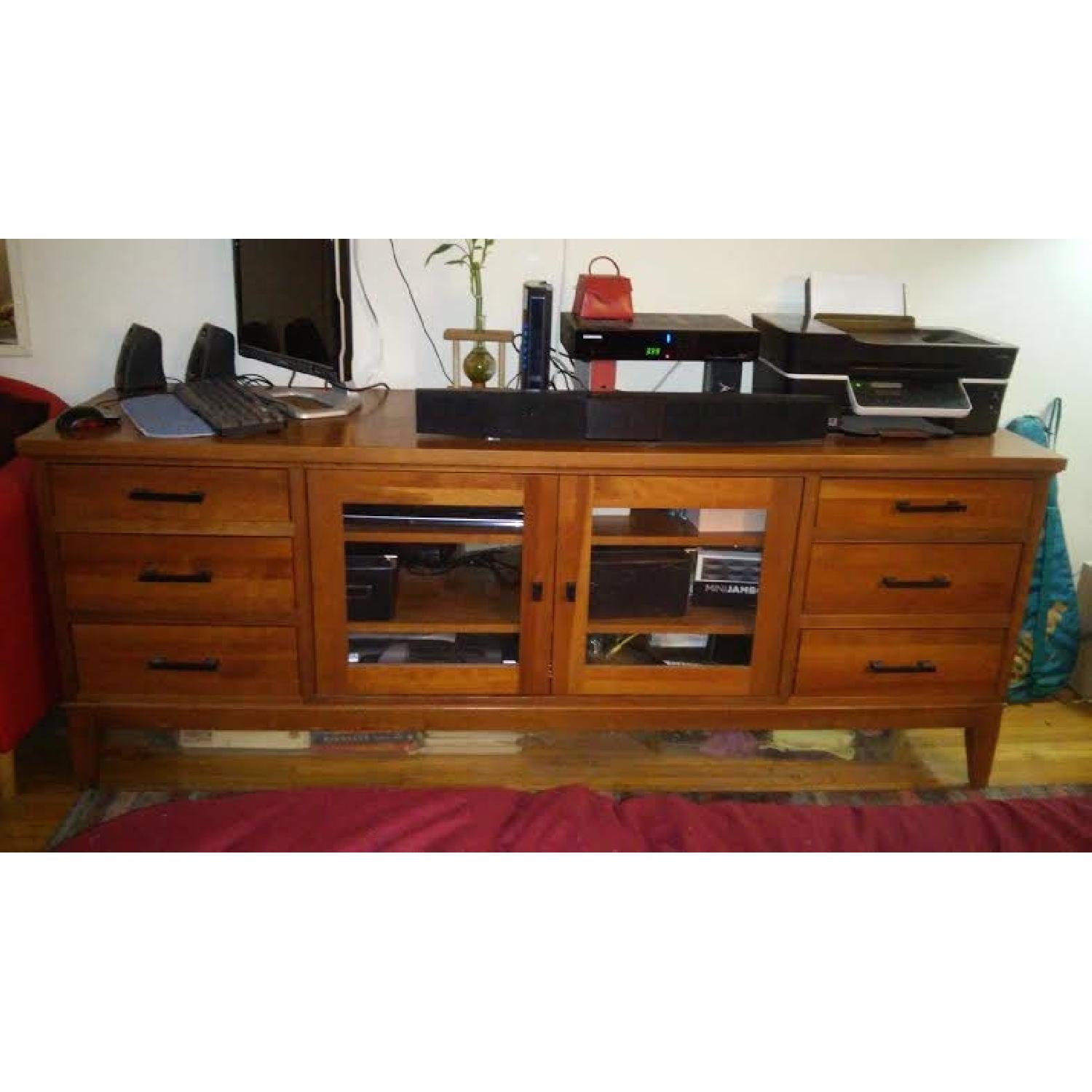 Restoration Hardware Entertainment Center AptDeco