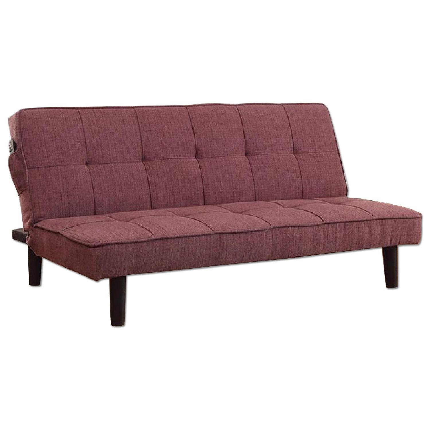 Furniture of America Purple Futon - image-0