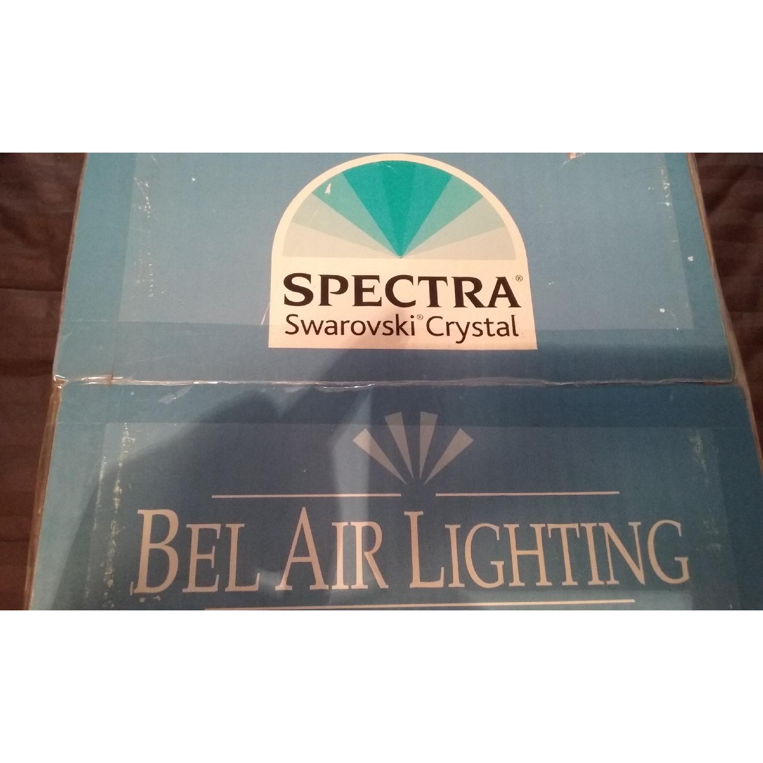 BelAir Swarovski Crystal Light Fixture in Black Finish - image-4