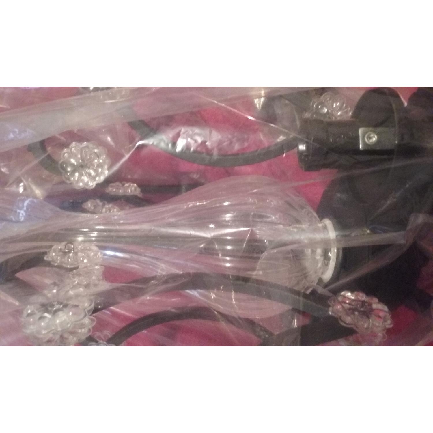 BelAir Swarovski Crystal Light Fixture in Black Finish - image-7