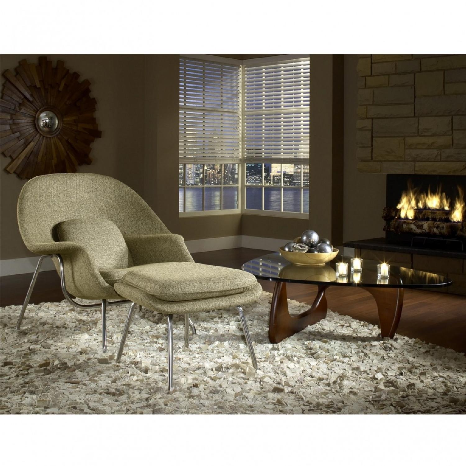 Sit Down NY Menlo Womb Chair & Ottoman - image-2