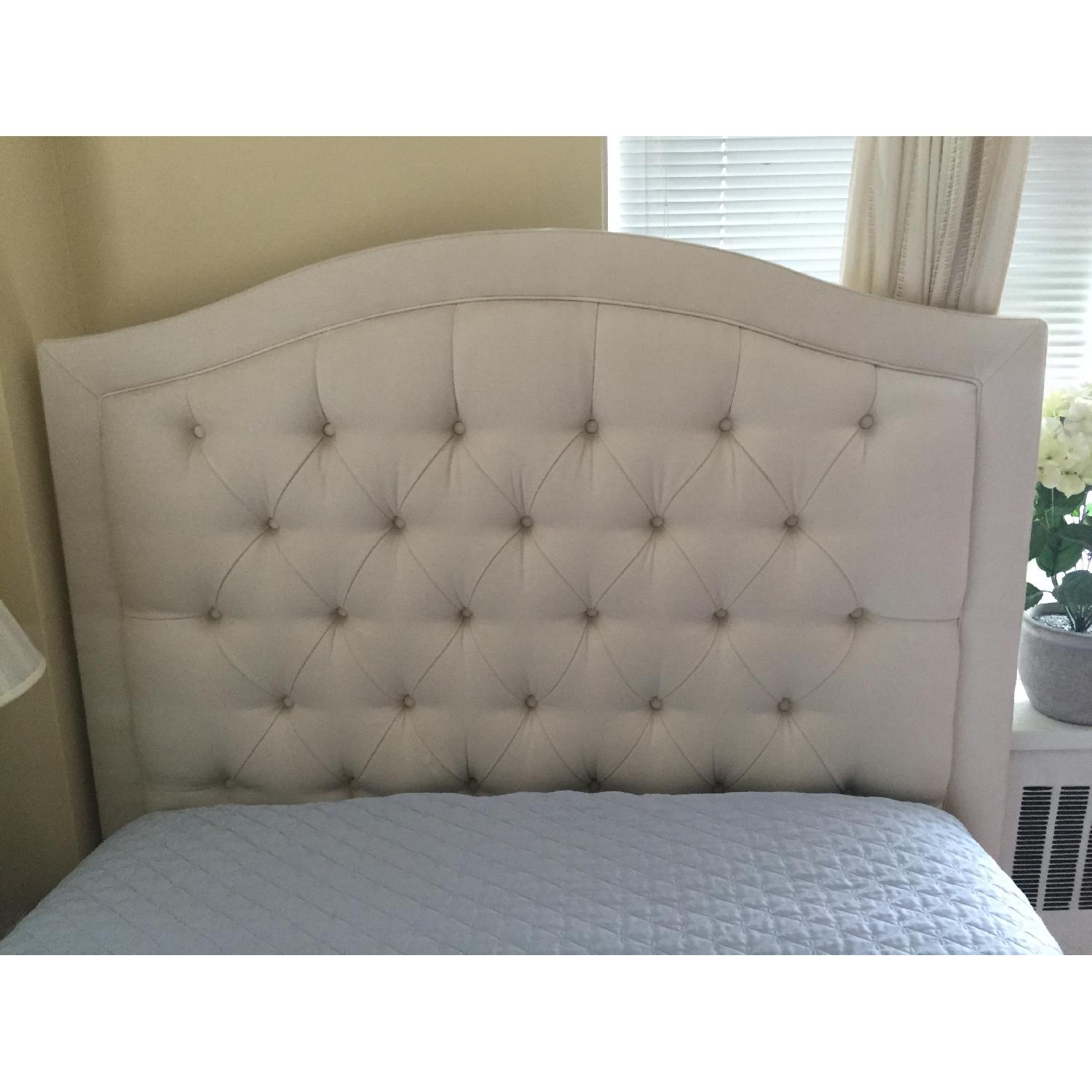 Ethan Allen Full Size Upholstered Headboard - image-1